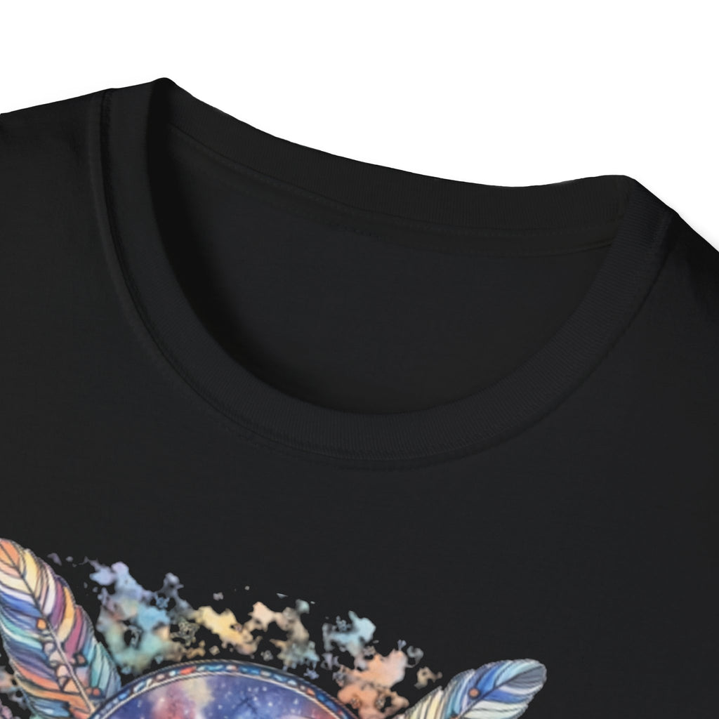 Watercolor Dreamcatcher Sunset T-Shirt — Boho Spiritual Tee
