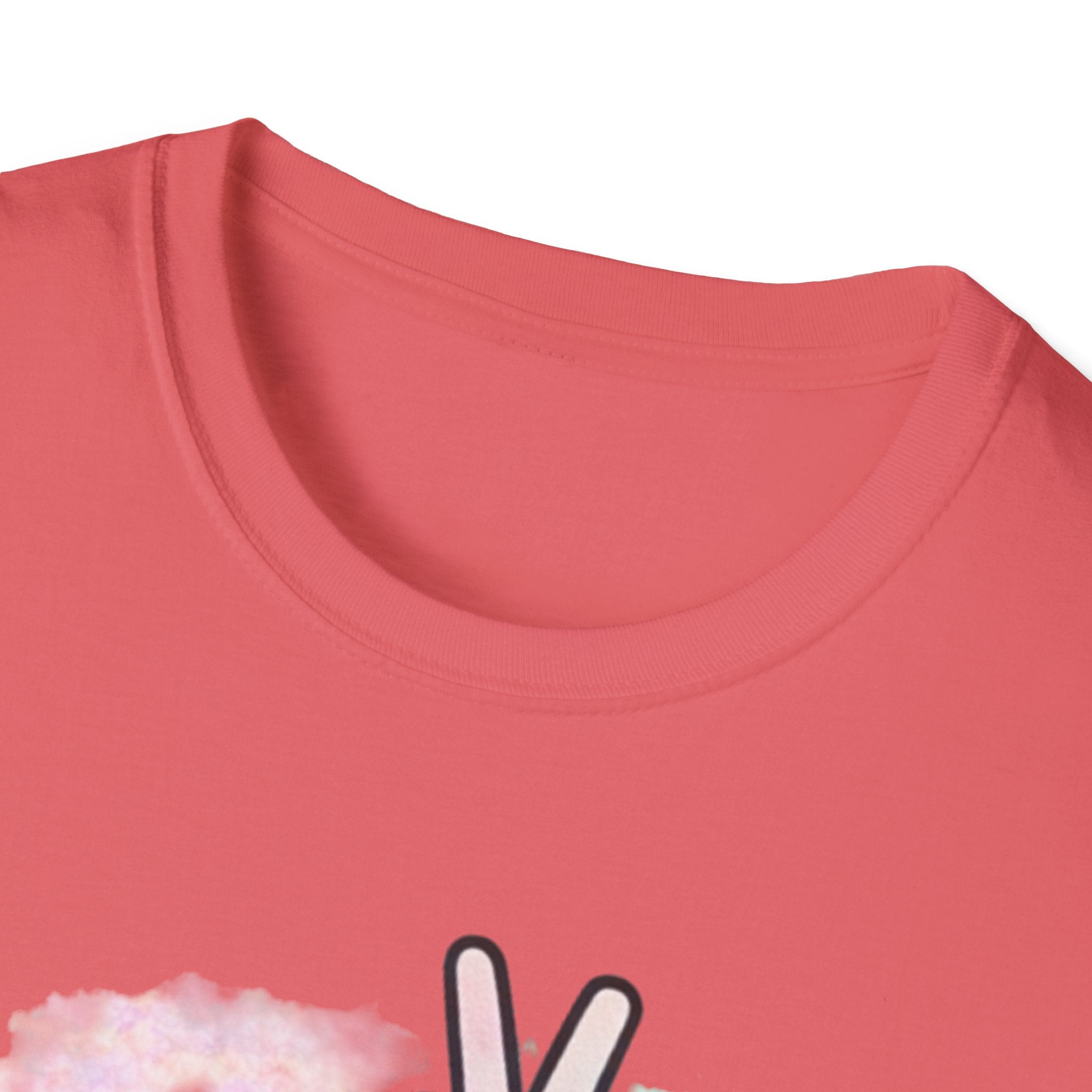 Unbothered Peace Sign T‑Shirt — Colorful Watercolor Graphic Tee