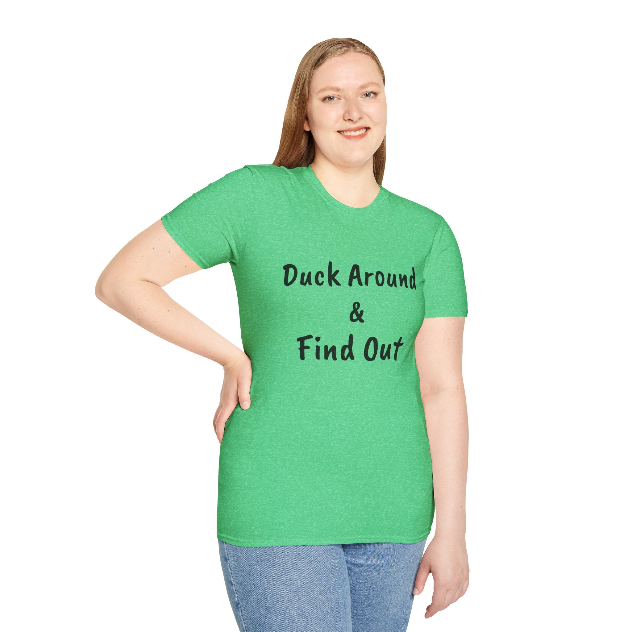 "Duck Around and Find Out" Tee — Women's Softstyle T-Shirt