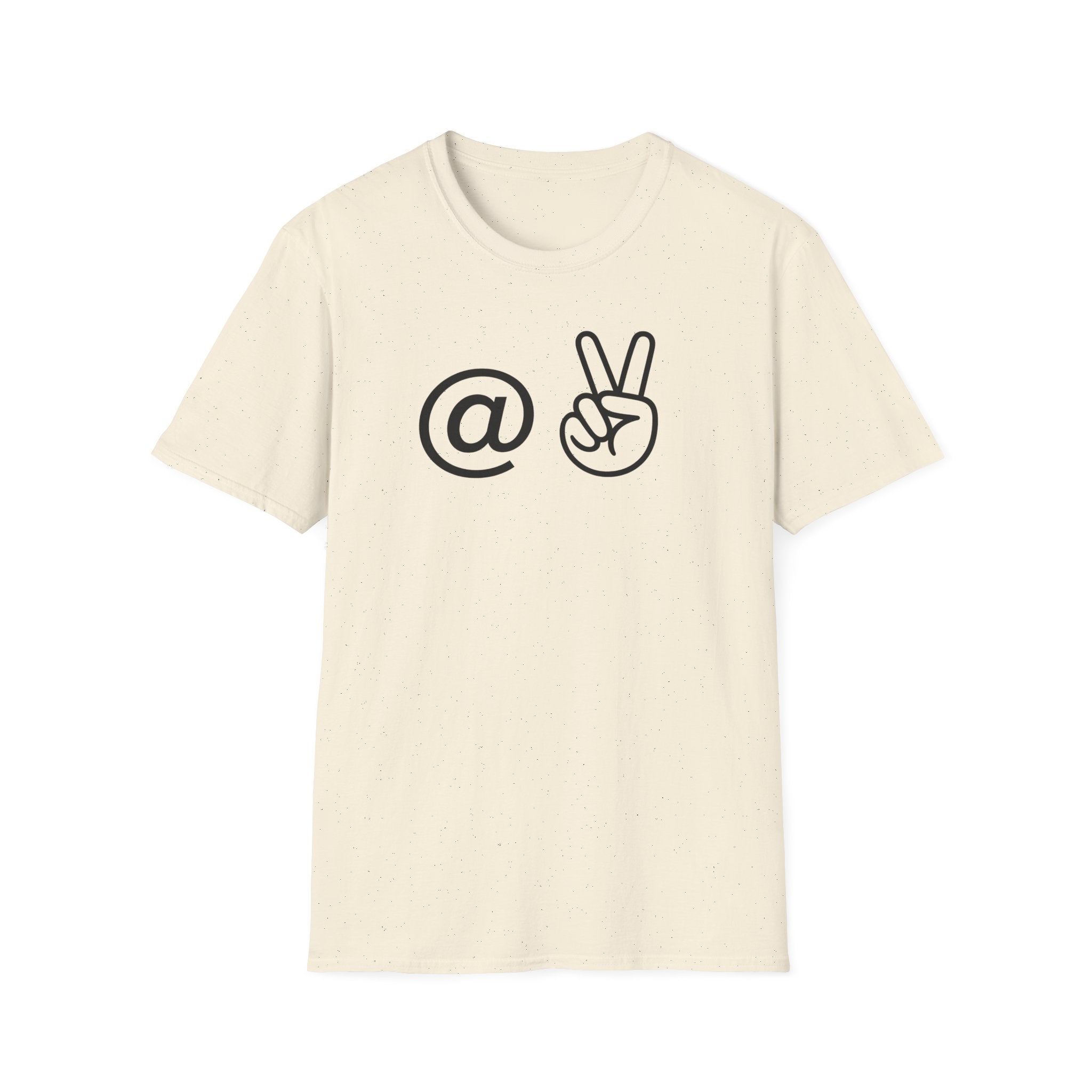 At Peace T-Shirt — Minimalist Graphic Tee