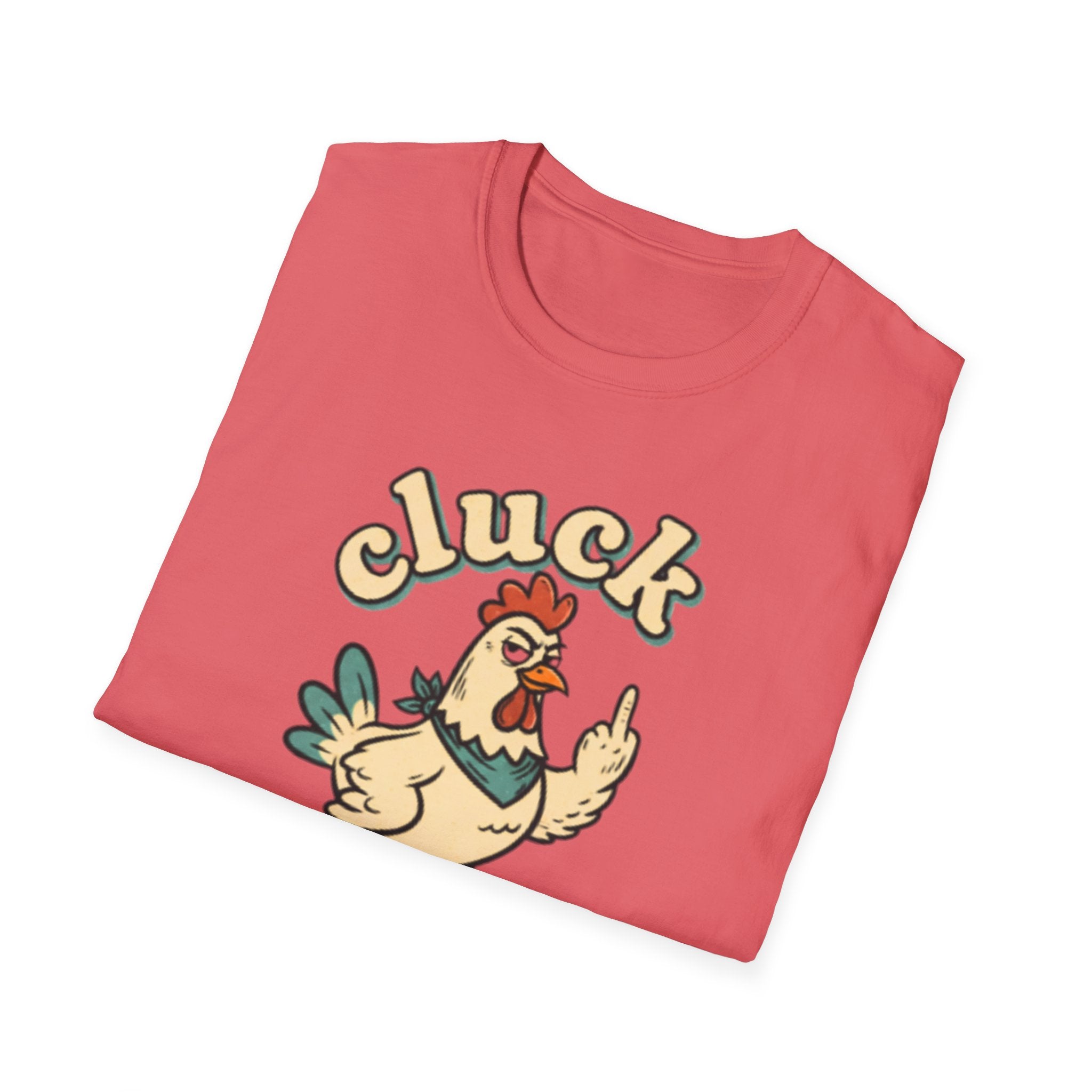 Cluck Off Chicken T-Shirt — Funny Retro Fowl Graphic Tee