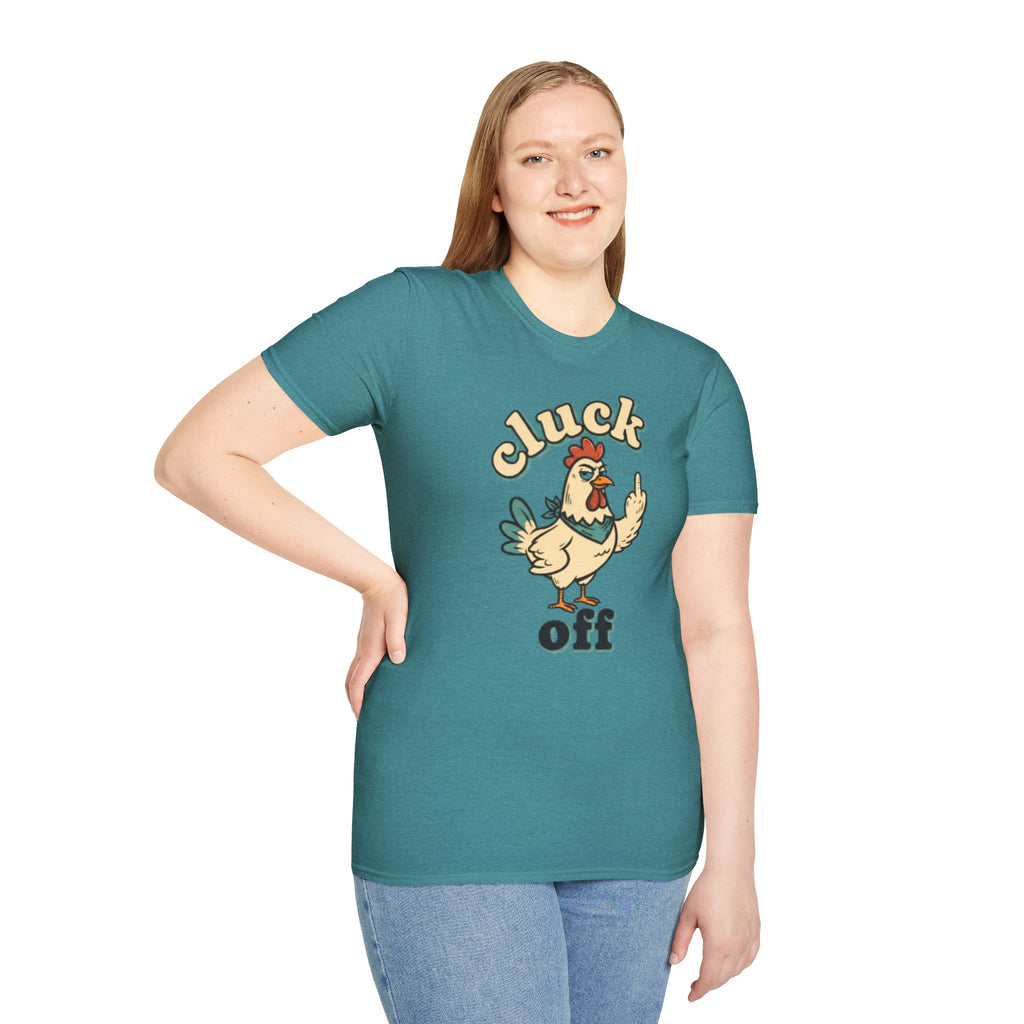 Cluck Off Chicken T-Shirt — Funny Retro Fowl Graphic Tee