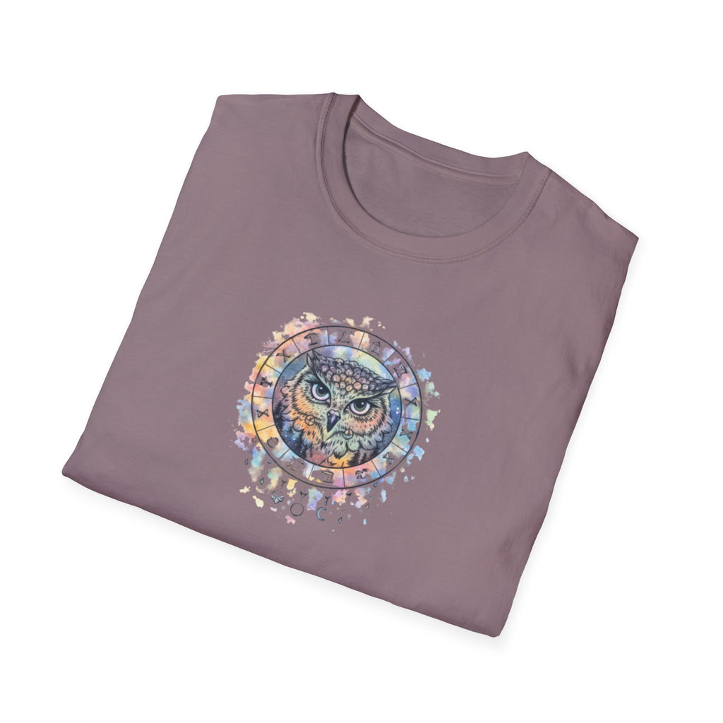 Watercolor Owl Mandala Spiritual T-Shirt Unisex
