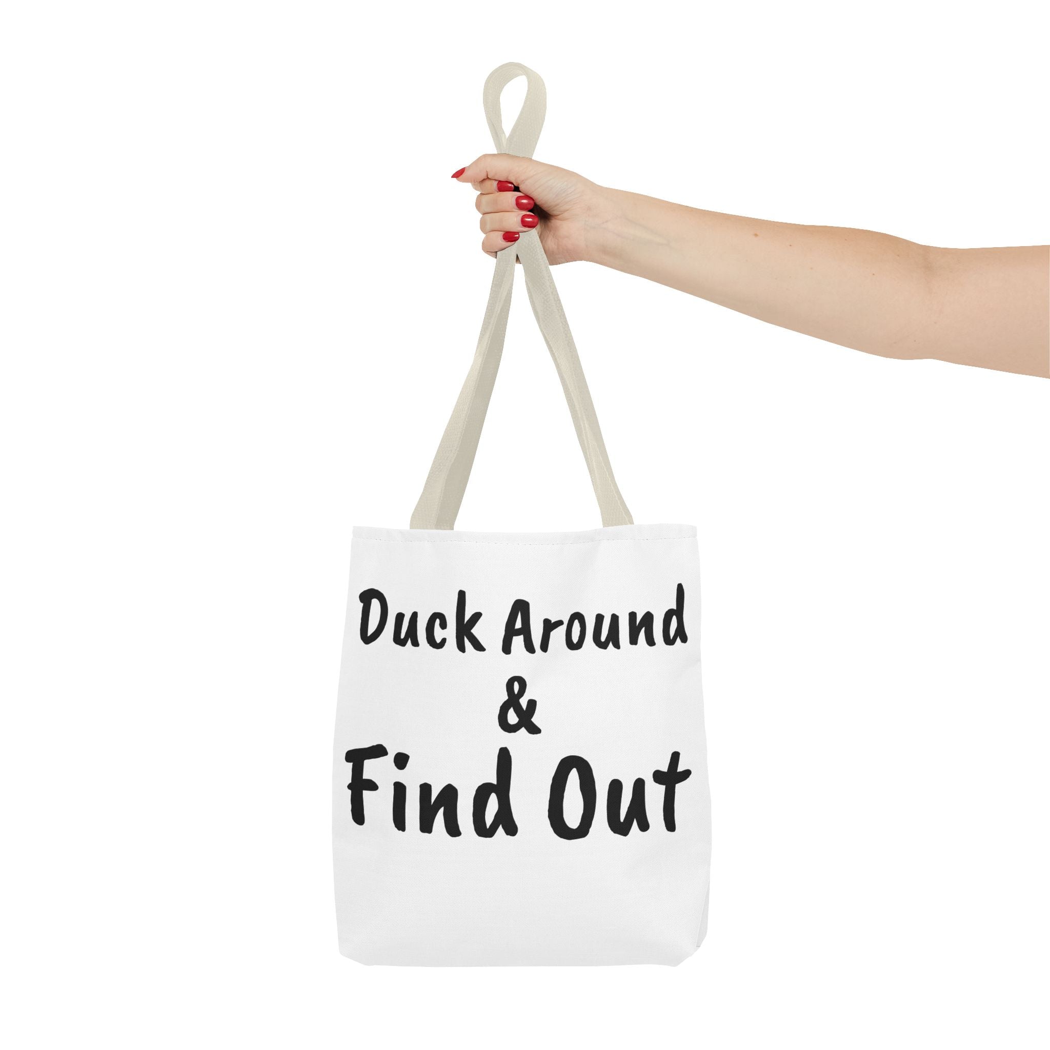 Duck Around Find Out Hoodie | Funny Phrase Pullover Sweatshirt
