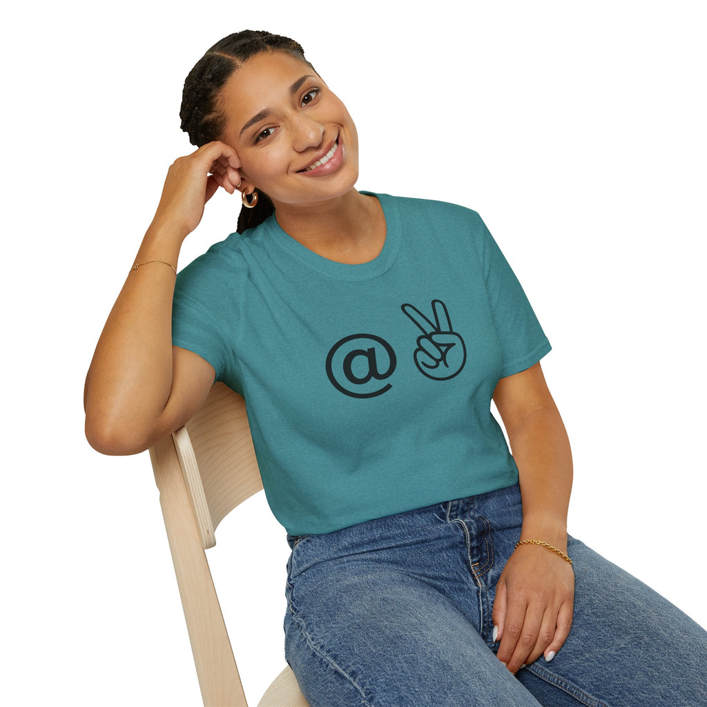 At Peace T-Shirt — Minimalist Graphic Tee