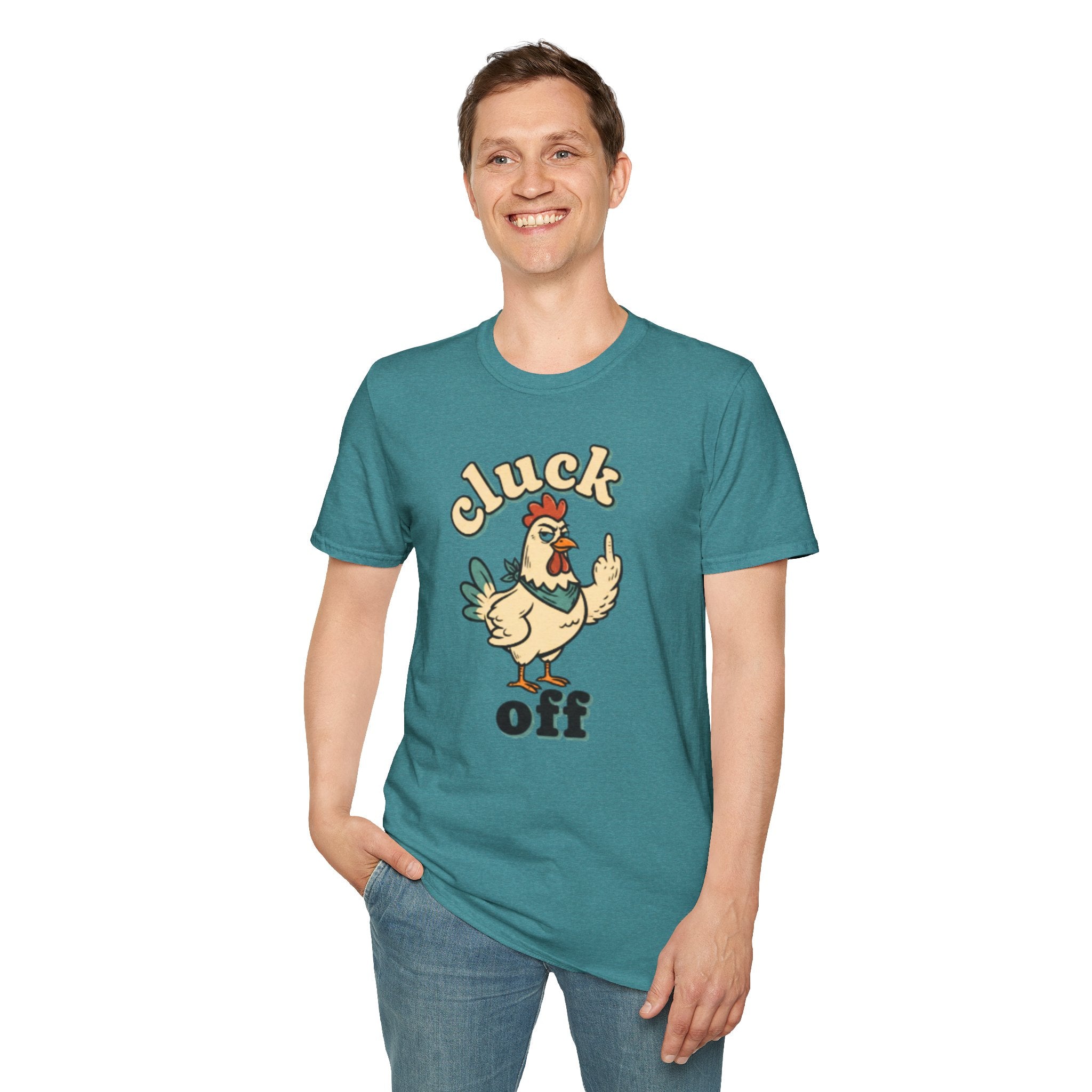 Cluck Off Chicken T-Shirt — Funny Retro Fowl Graphic Tee