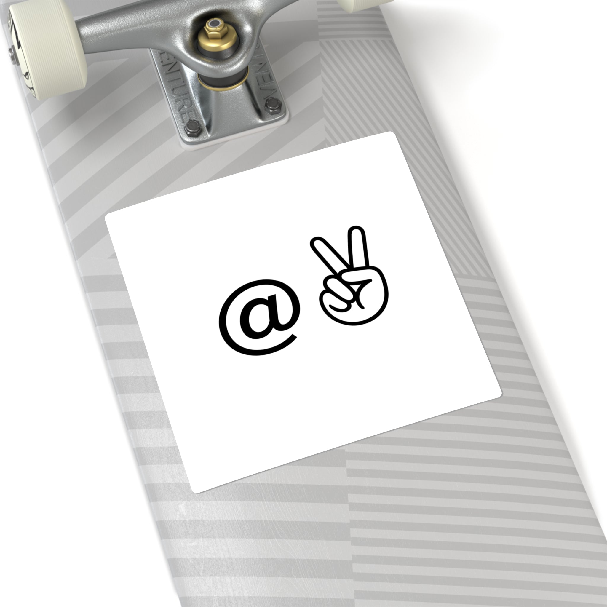 At Peace Sticker | Square sticker