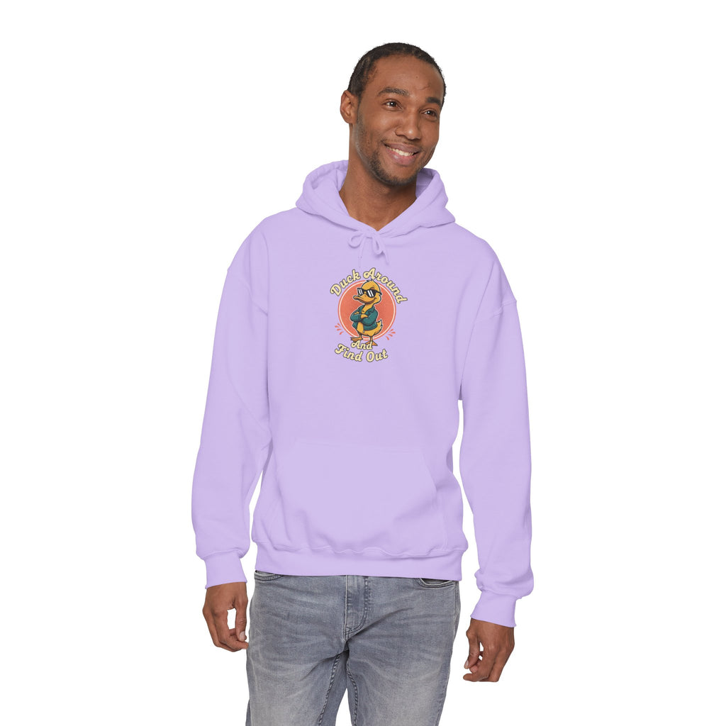 Duck Around and Find Out Hoodie — Funny Duck Graphic Hoodie