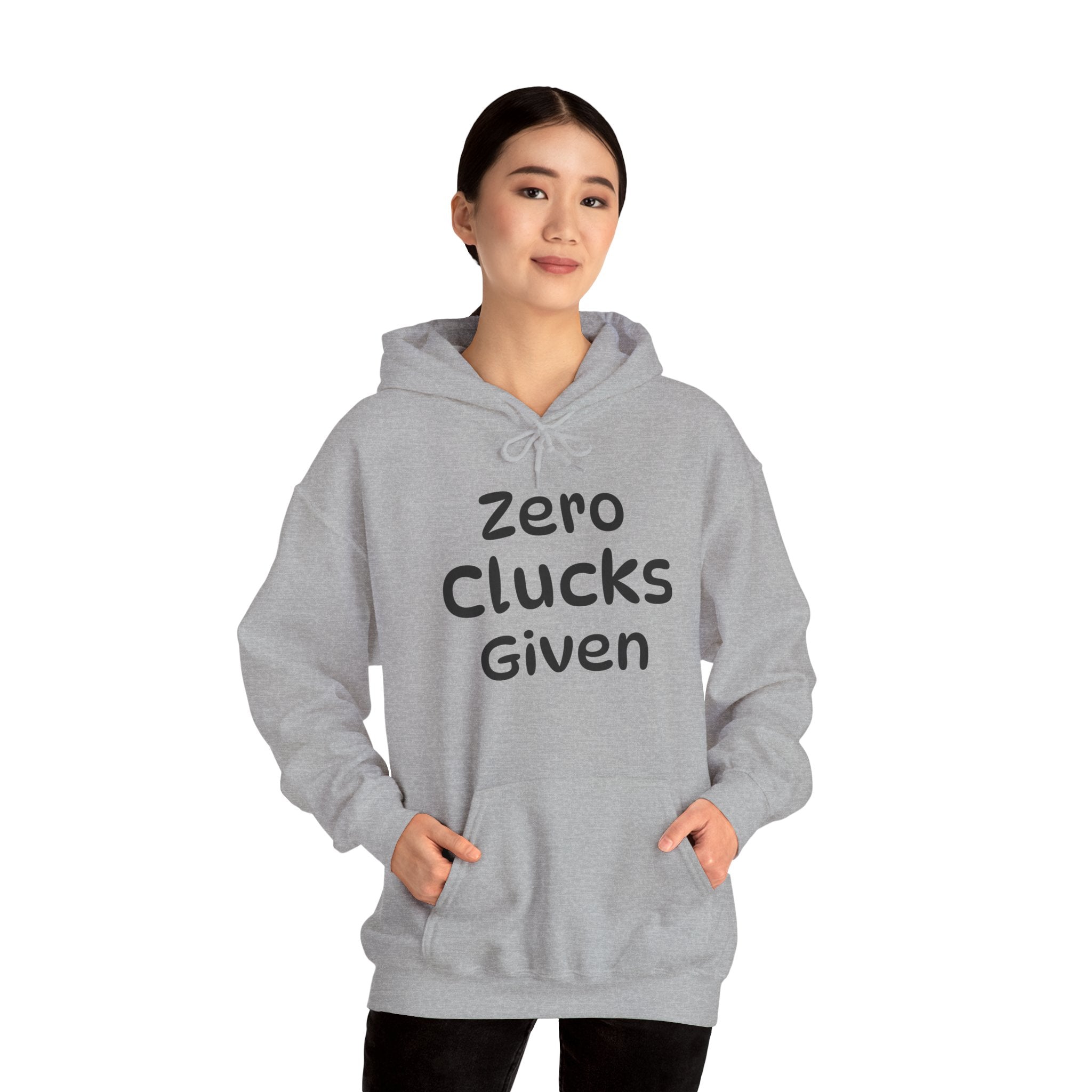 Zero Clucks Given Unisex Heavy Blend™ Hooded Sweatshirt