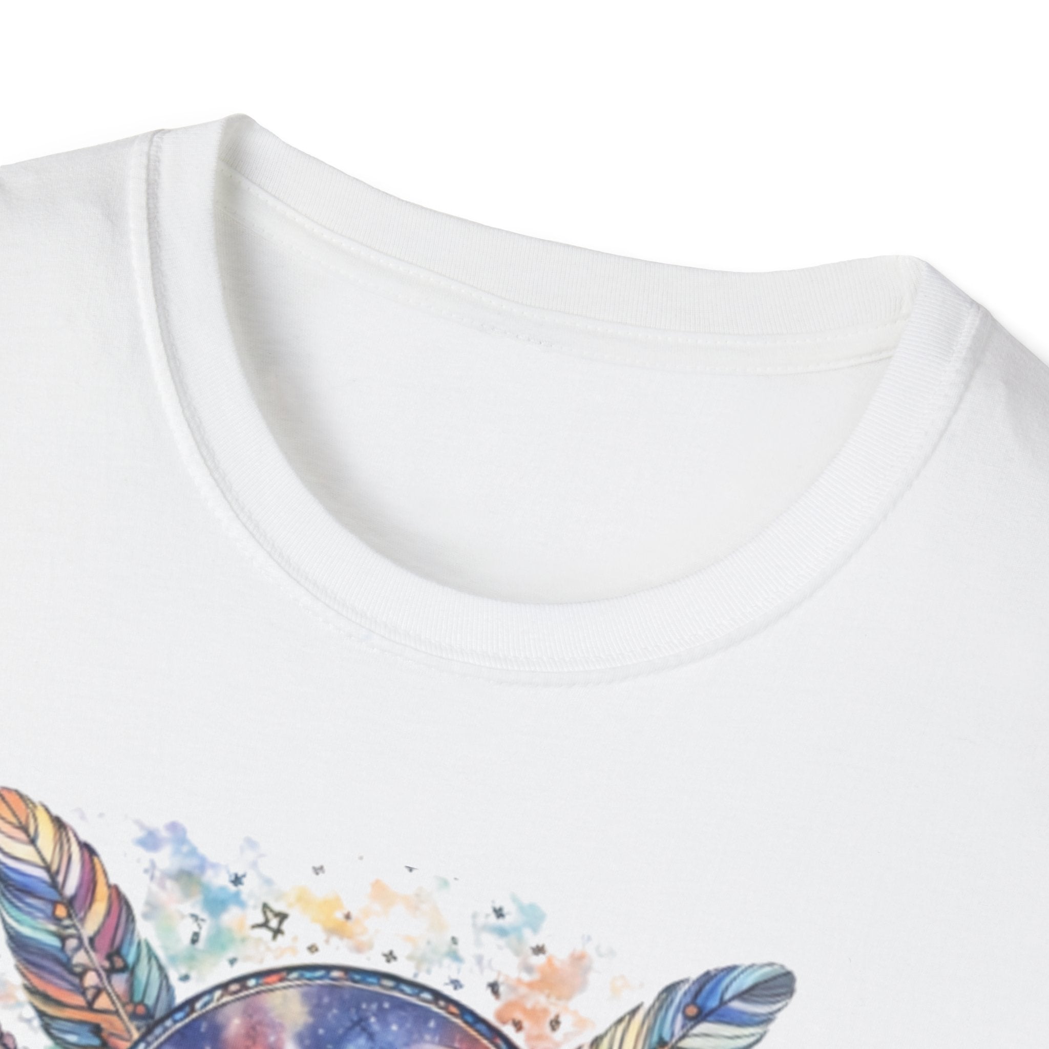 Watercolor Dreamcatcher Sunset T-Shirt — Boho Spiritual Tee