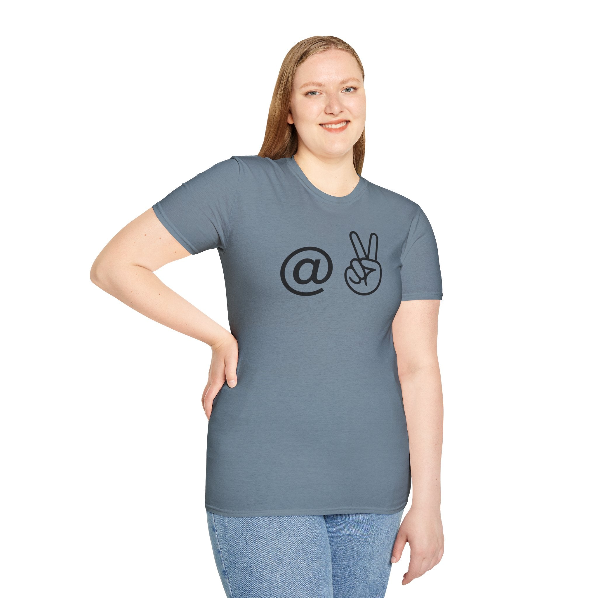At Peace T-Shirt — Minimalist Graphic Tee