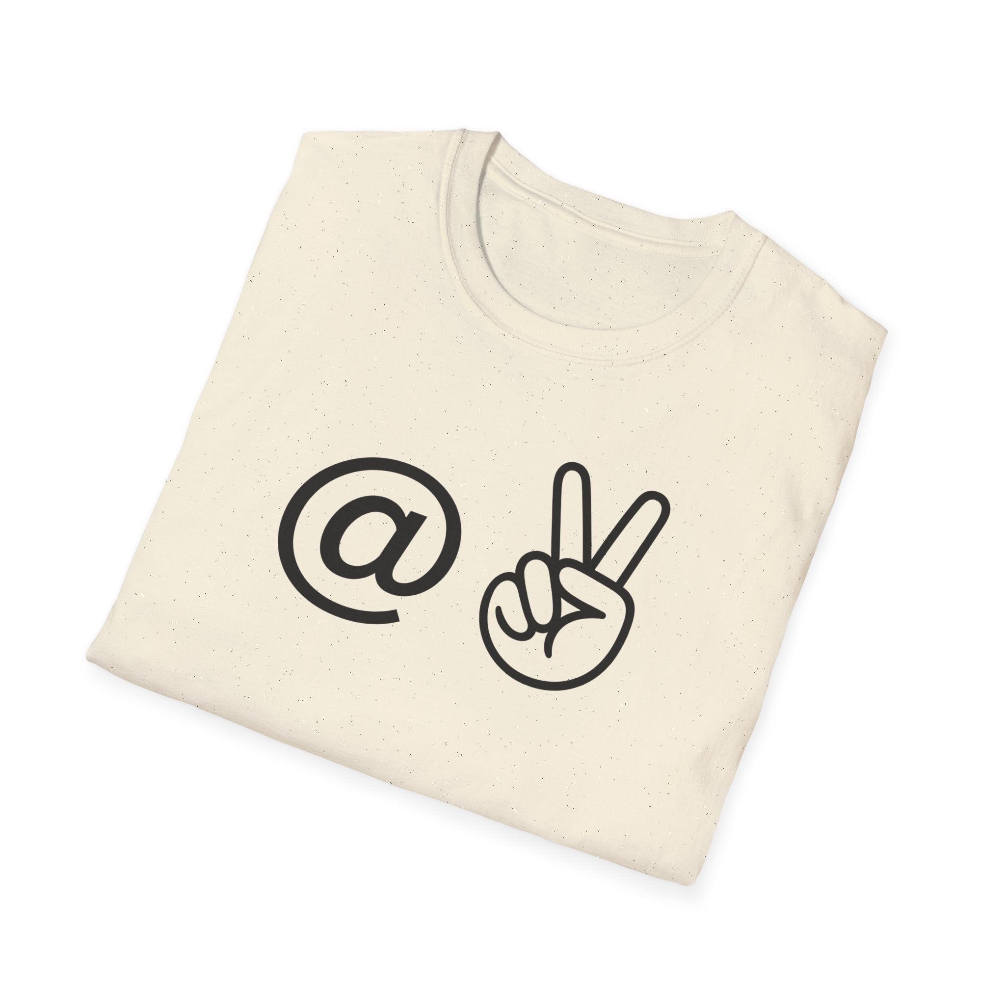 At Peace T-Shirt — Minimalist Graphic Tee