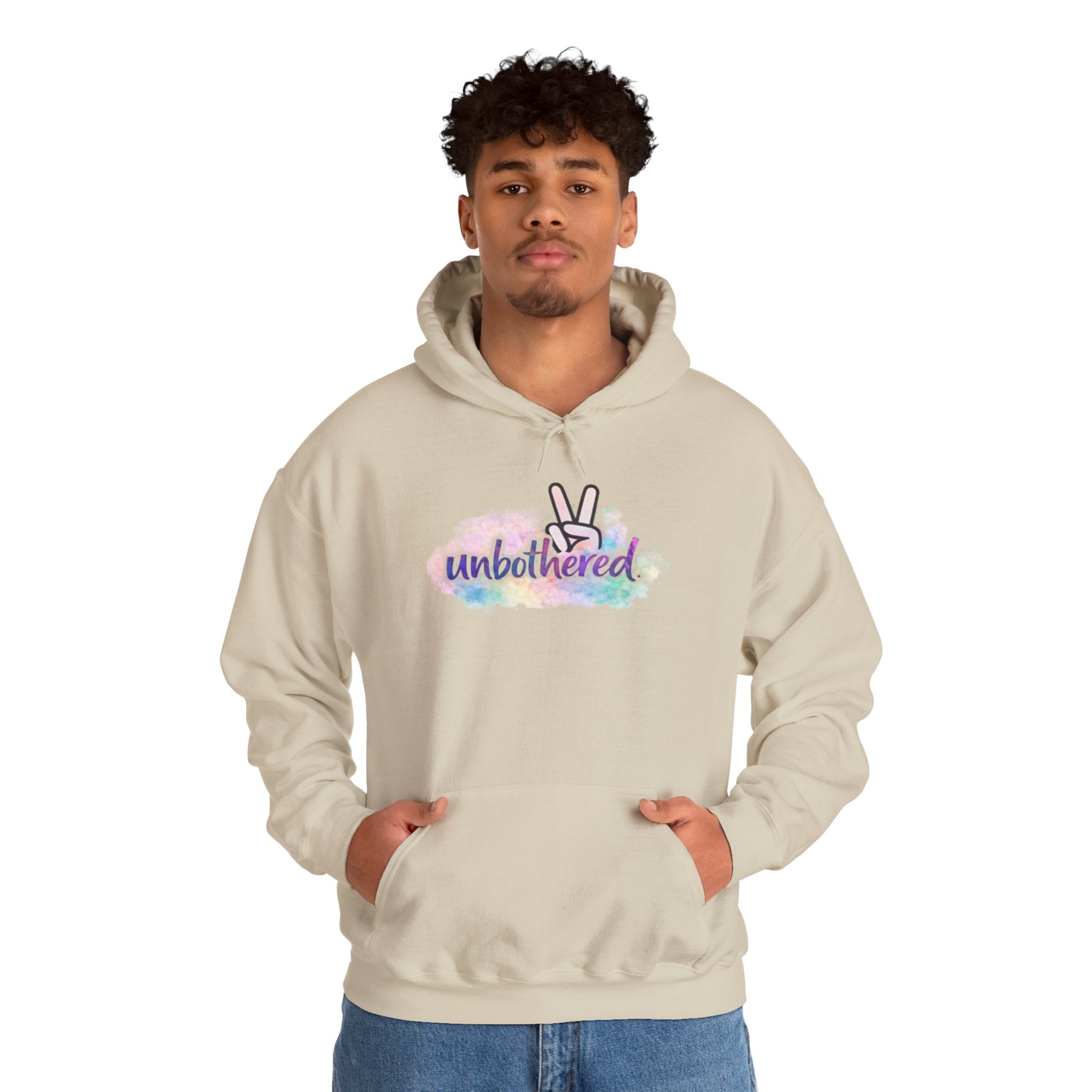 Unbothered Hoodie — Cozy Pullover Sweatshirt for Relaxed Vibes