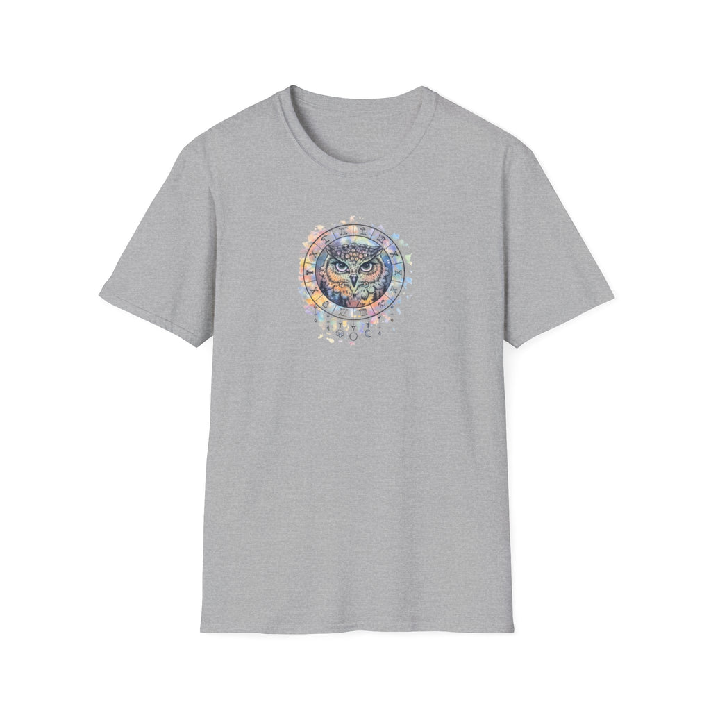 Watercolor Owl Mandala Spiritual T-Shirt Unisex