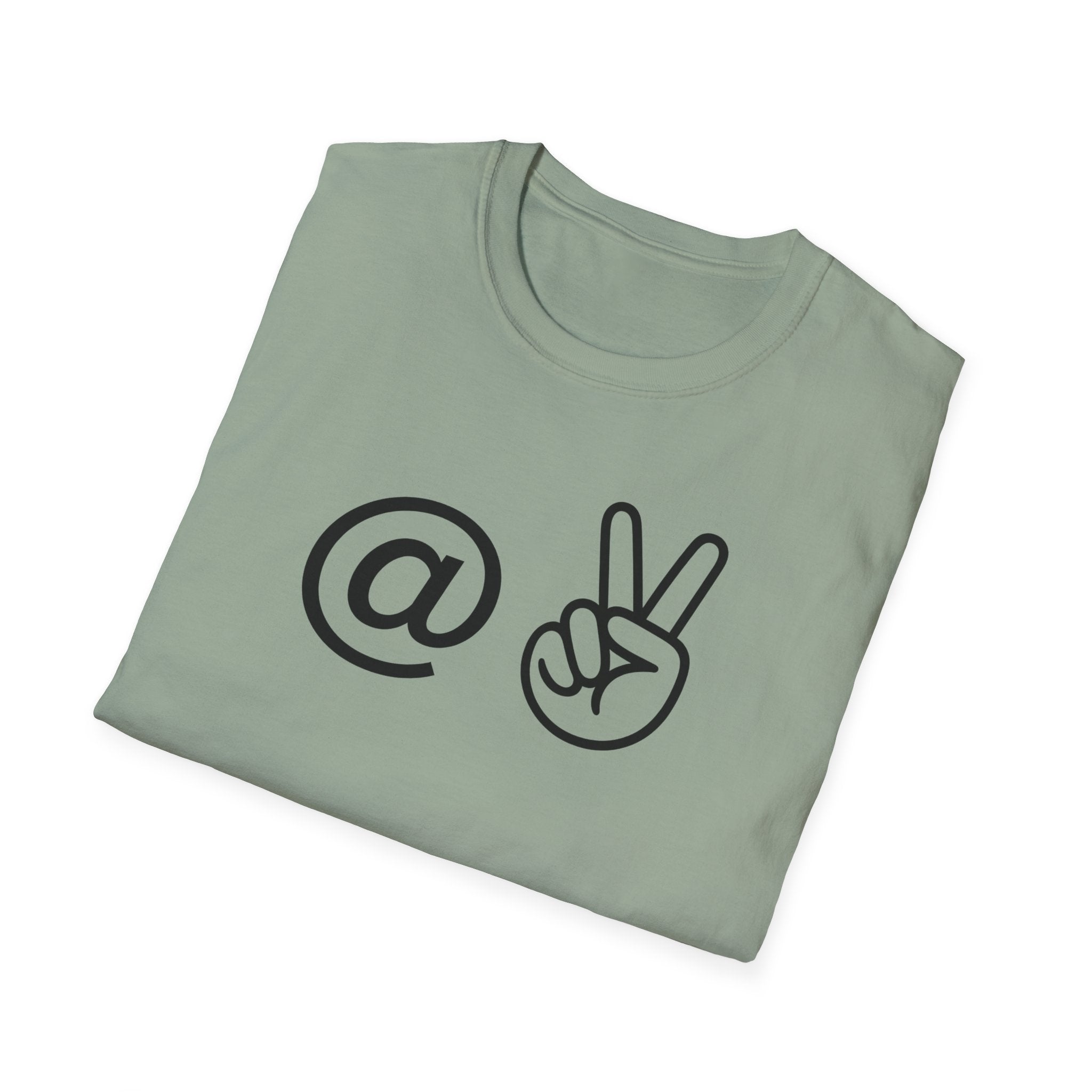 At Peace T-Shirt — Minimalist Graphic Tee