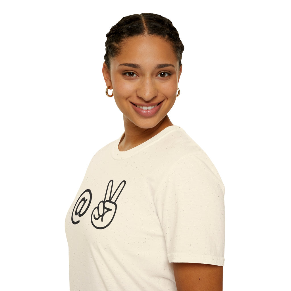 At Peace T-Shirt — Minimalist Graphic Tee