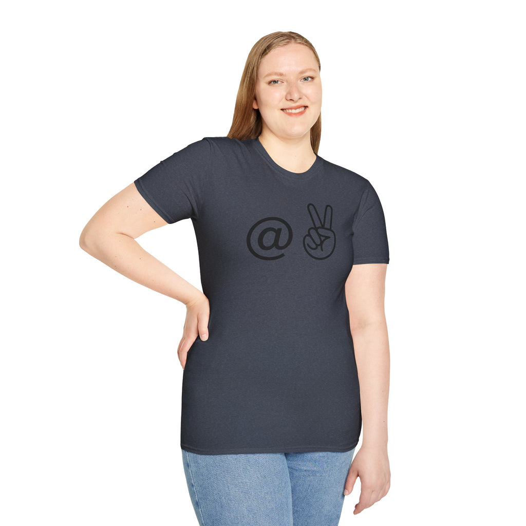 At Peace T-Shirt — Minimalist Graphic Tee