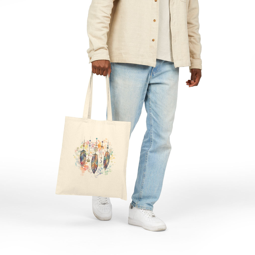 Boho Watercolor Dreamcatcher Tote