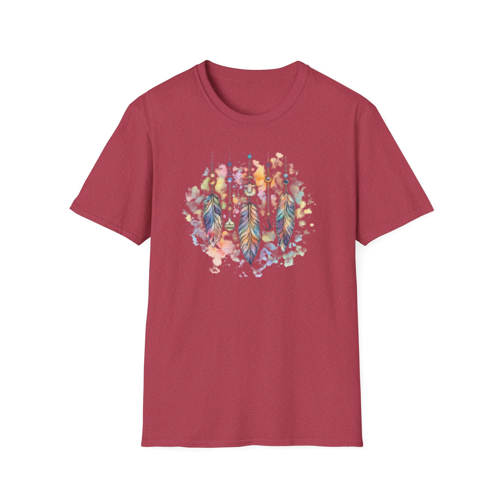 Watercolor Dreamcatcher T-Shirt — Boho Feather Graphic Tee