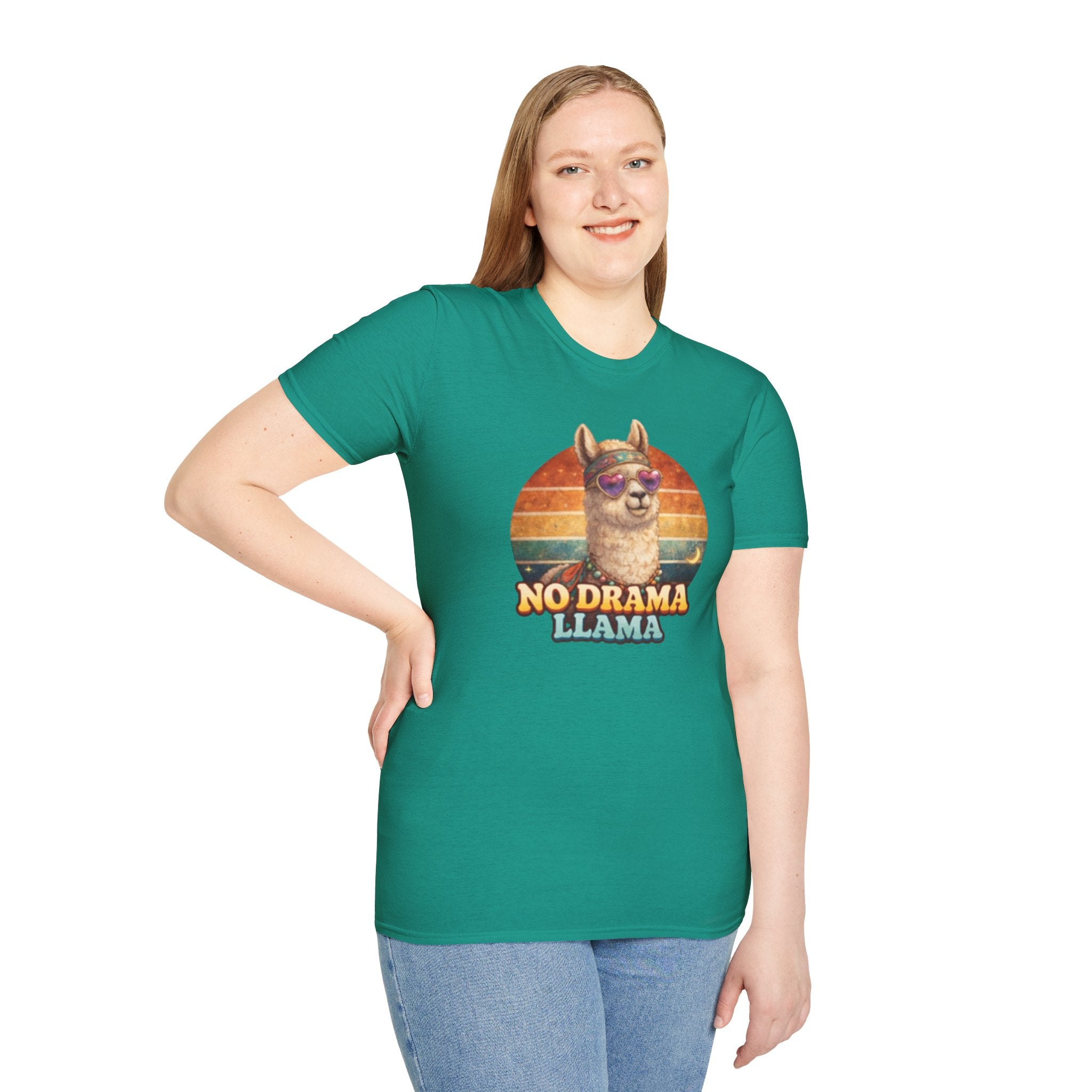 No Drama Llama Unisex Softstyle T-Shirt