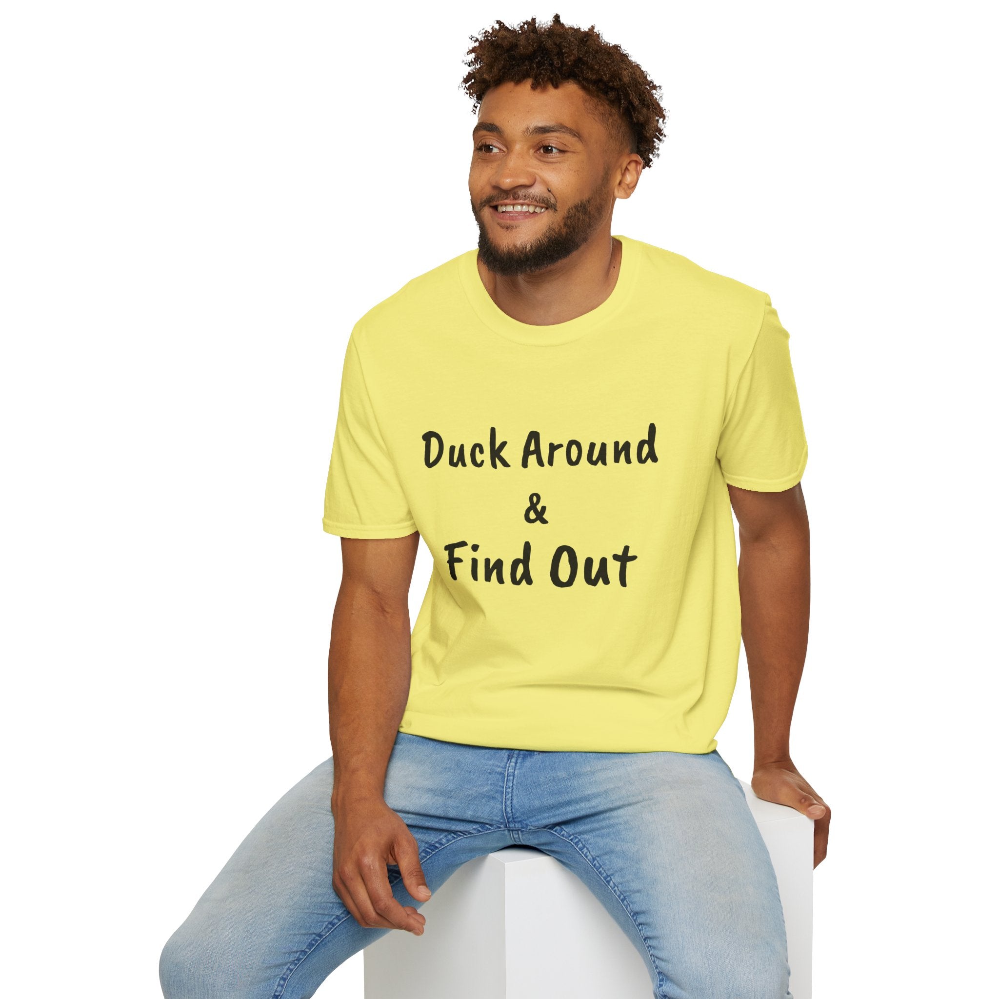 "Duck Around and Find Out" Tee — Women's Softstyle T-Shirt