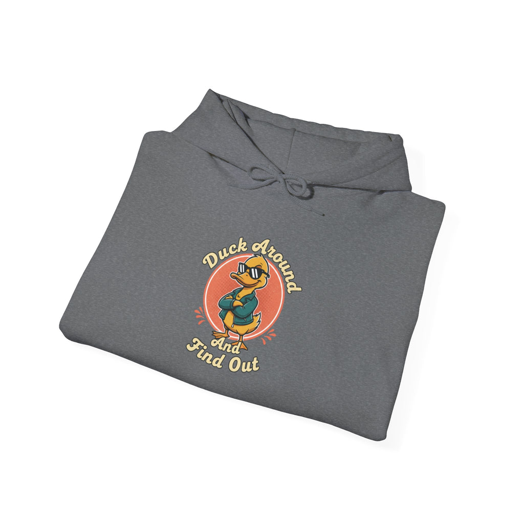 Duck Around and Find Out Hoodie — Funny Duck Graphic Hoodie
