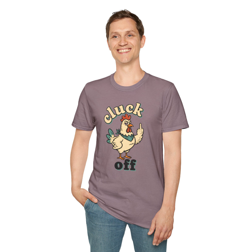 Cluck Off Chicken T-Shirt — Funny Retro Fowl Graphic Tee