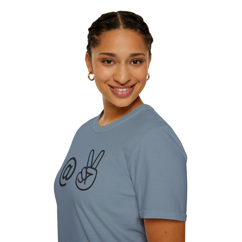 At Peace T-Shirt — Minimalist Graphic Tee