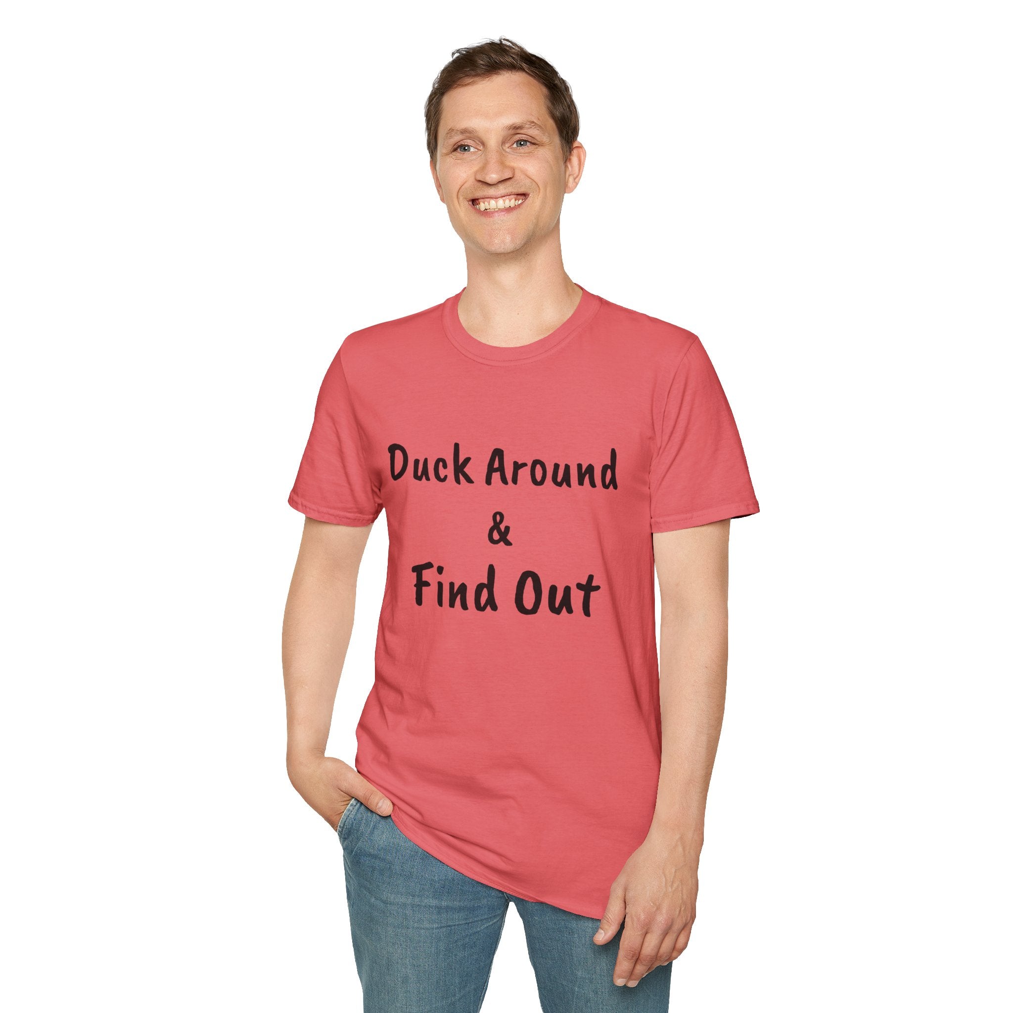 "Duck Around and Find Out" Tee — Women's Softstyle T-Shirt