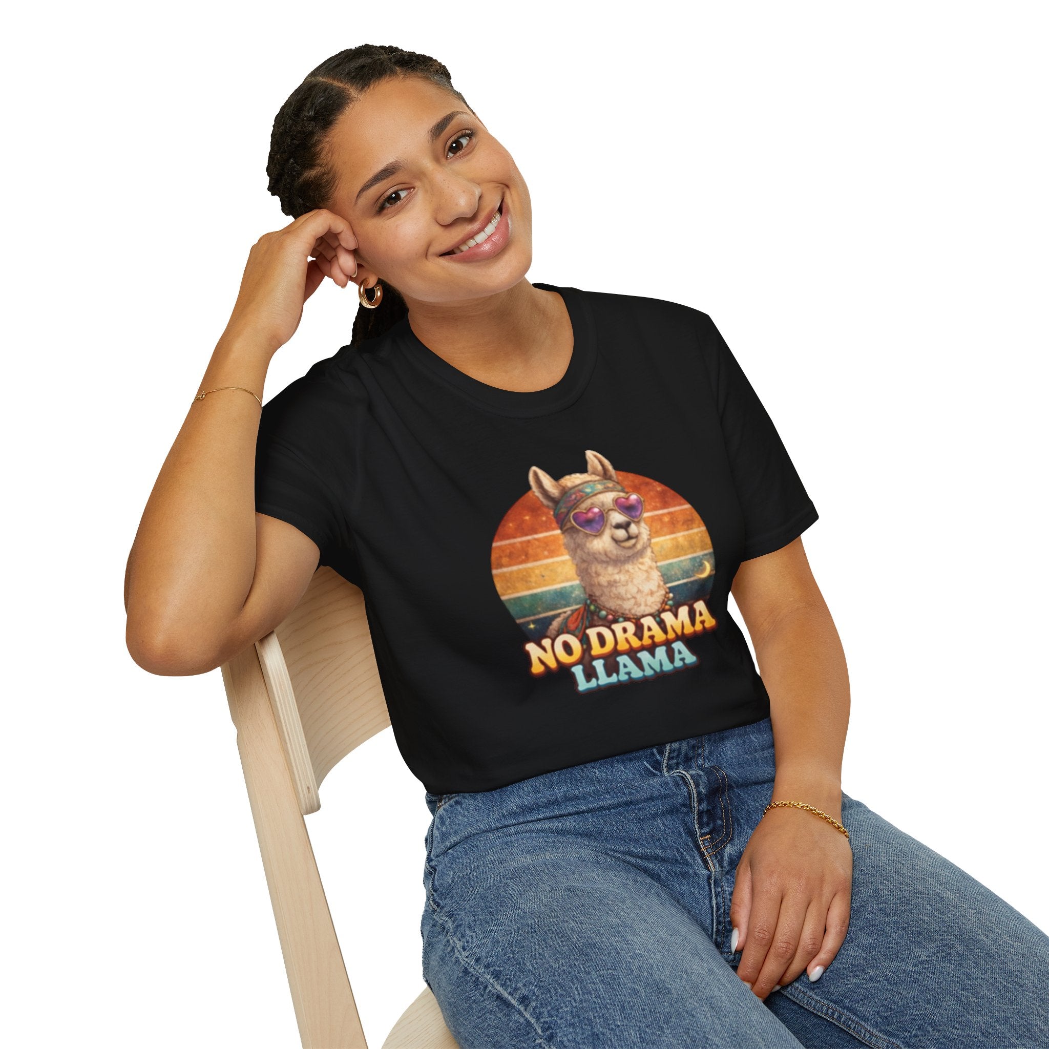 No Drama Llama Unisex Softstyle T-Shirt