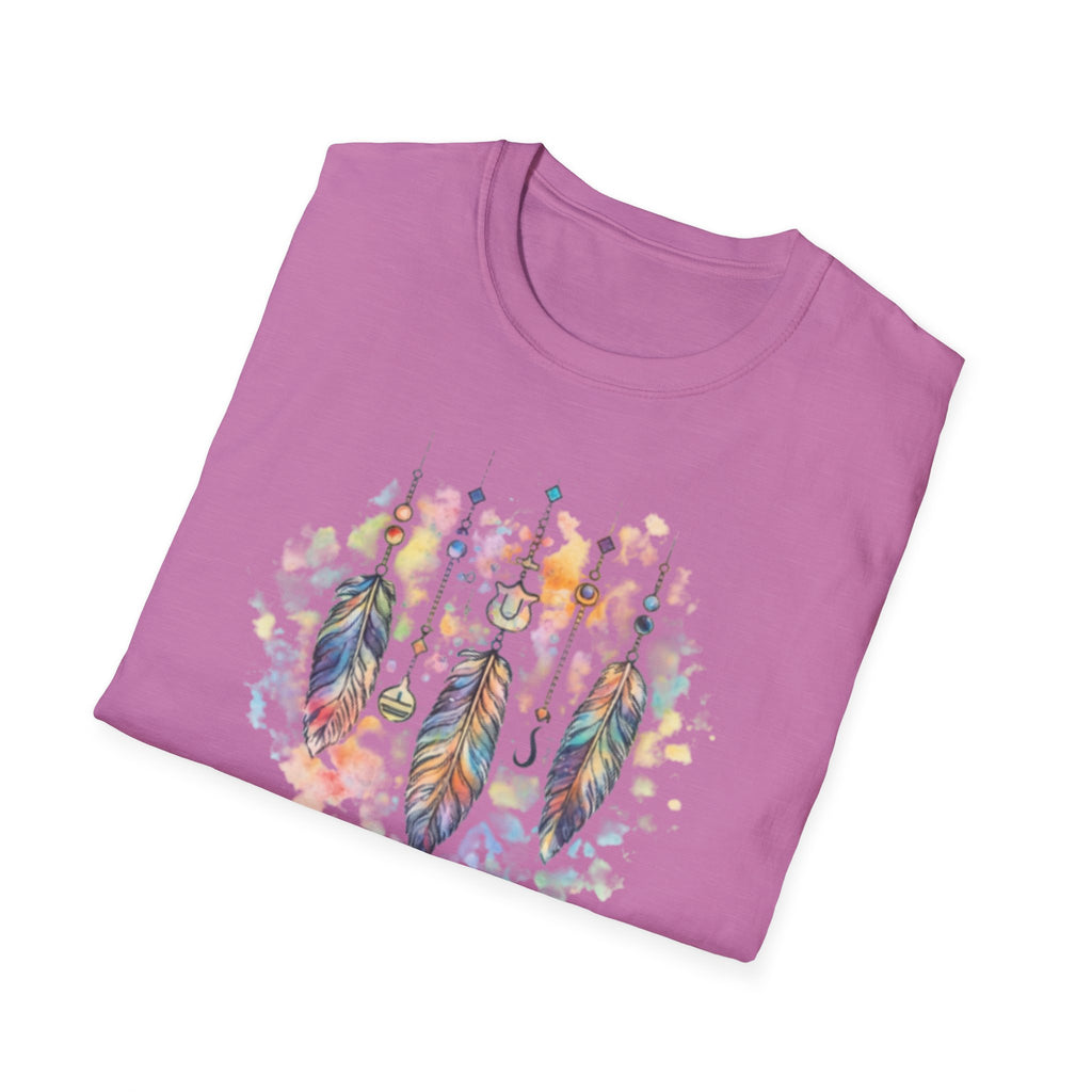 Watercolor Dreamcatcher T-Shirt — Boho Feather Graphic Tee