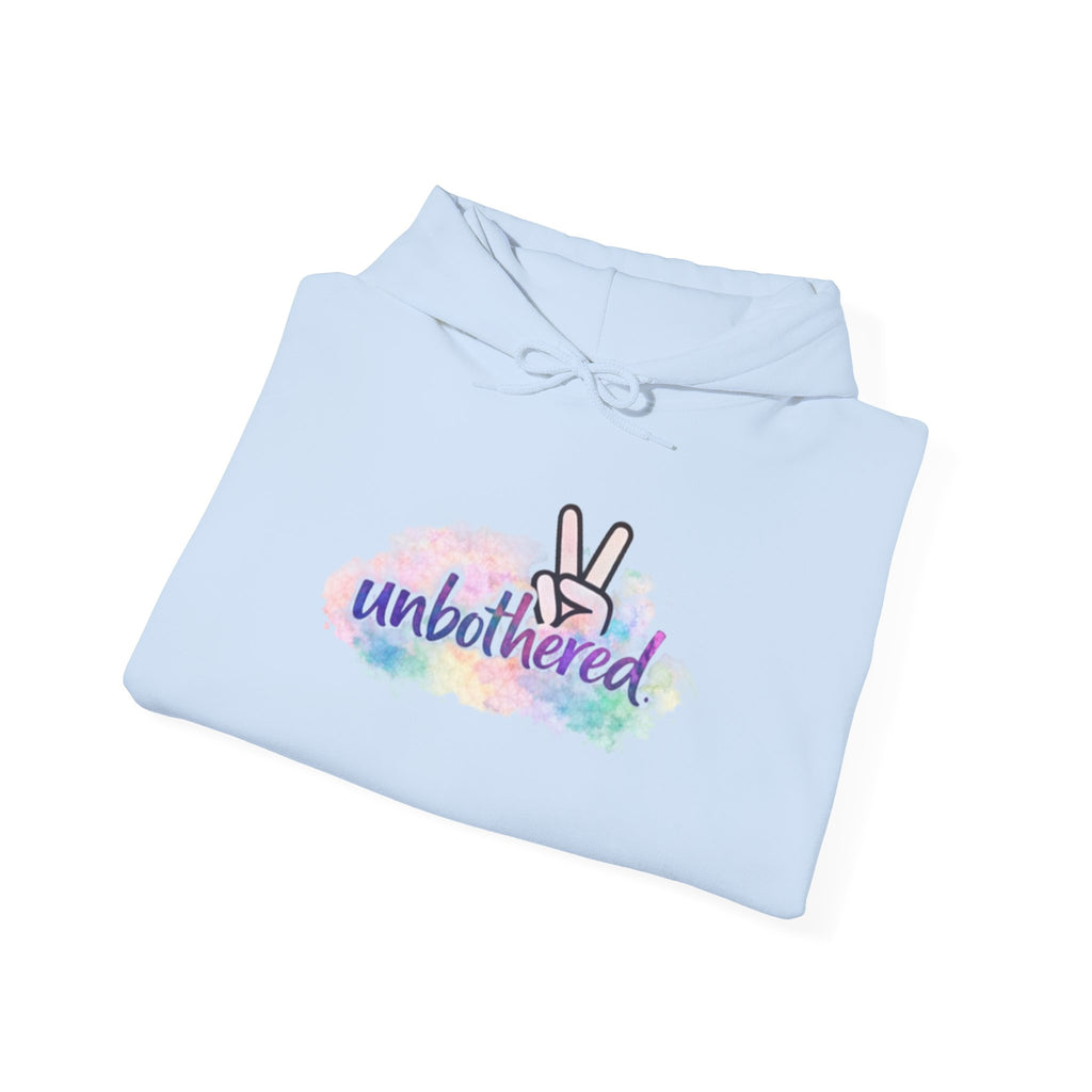 Unbothered Hoodie — Cozy Pullover Sweatshirt for Relaxed Vibes