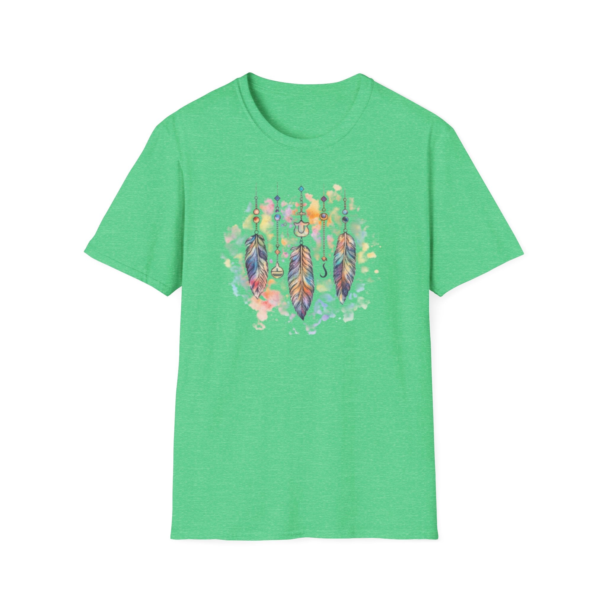 Watercolor Dreamcatcher T-Shirt — Boho Feather Graphic Tee