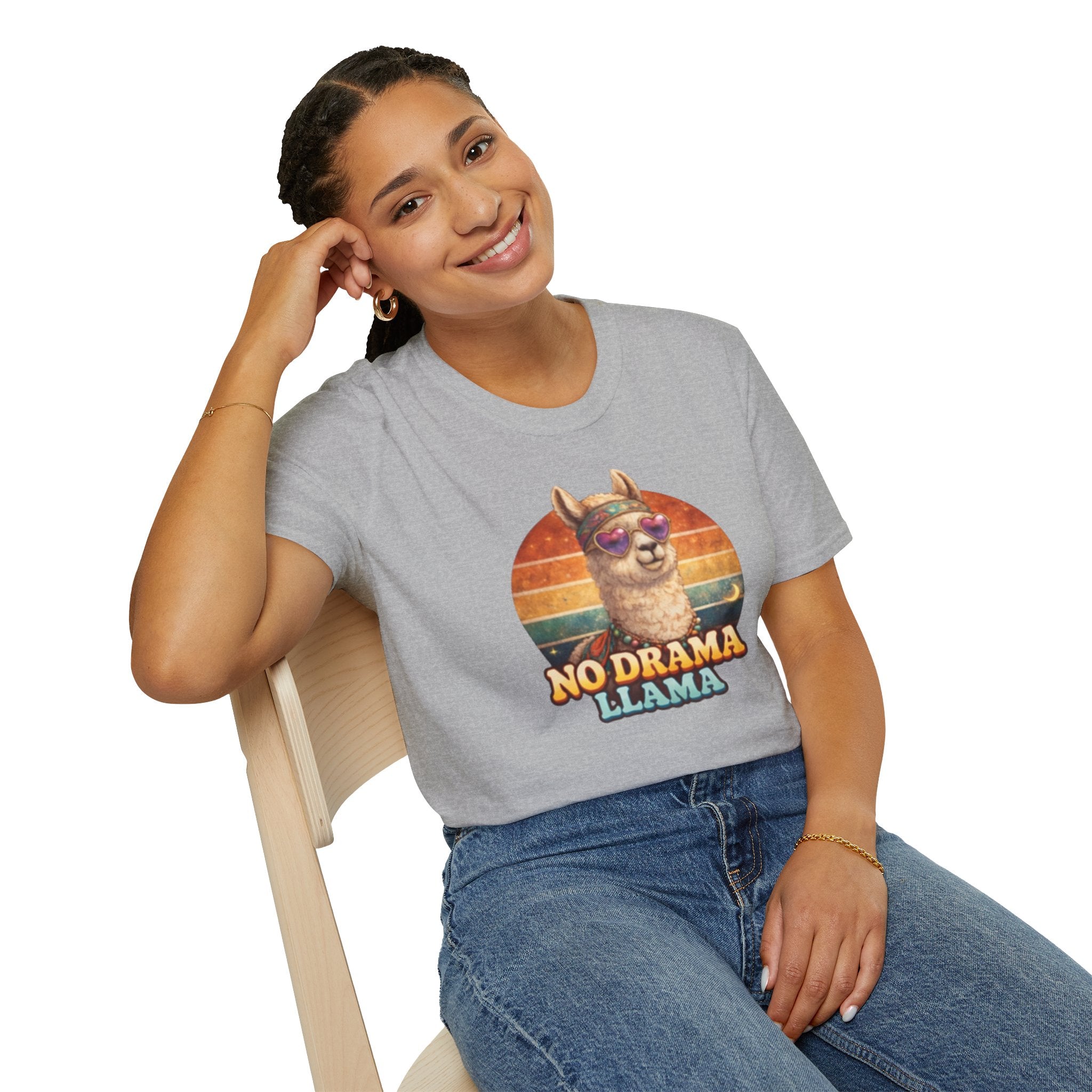 No Drama Llama Unisex Softstyle T-Shirt
