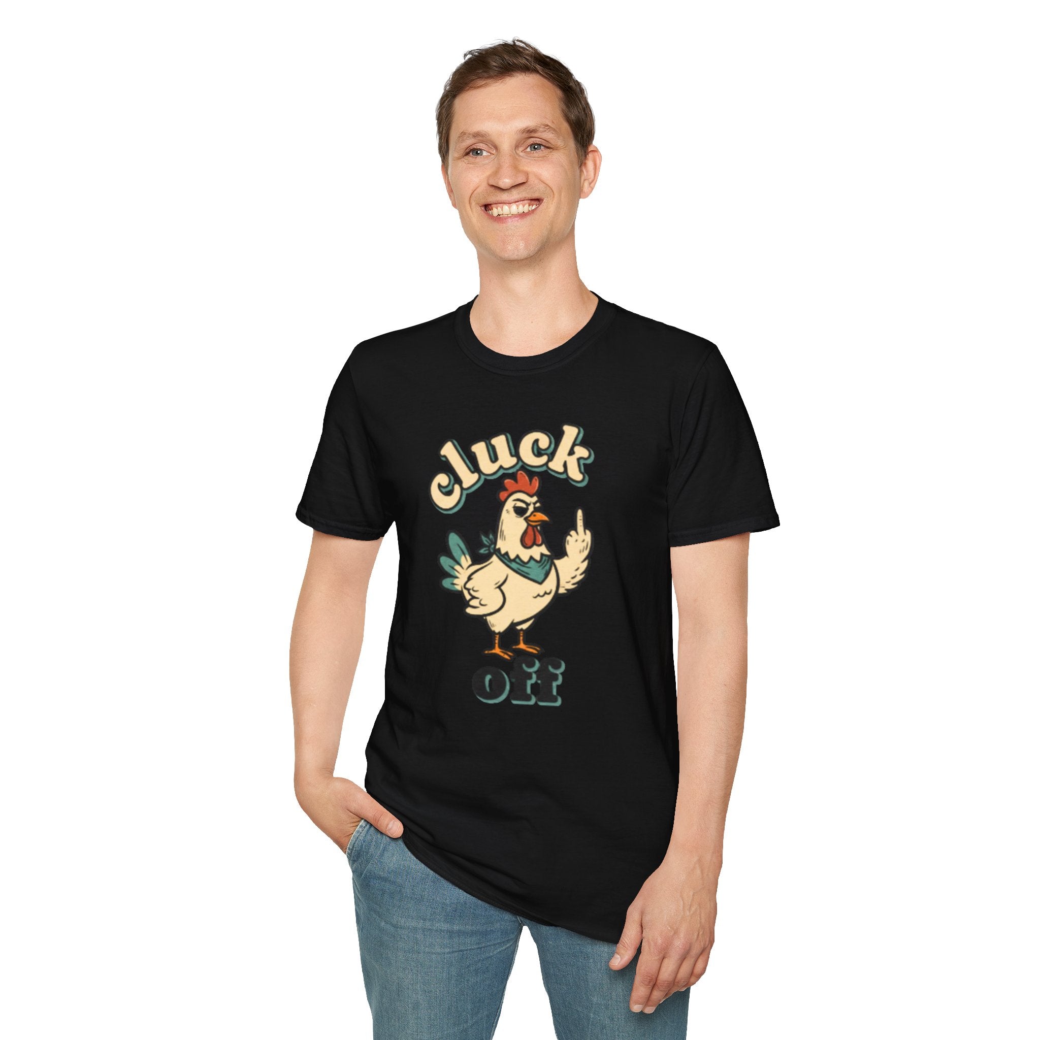 Cluck Off Chicken T-Shirt — Funny Retro Fowl Graphic Tee