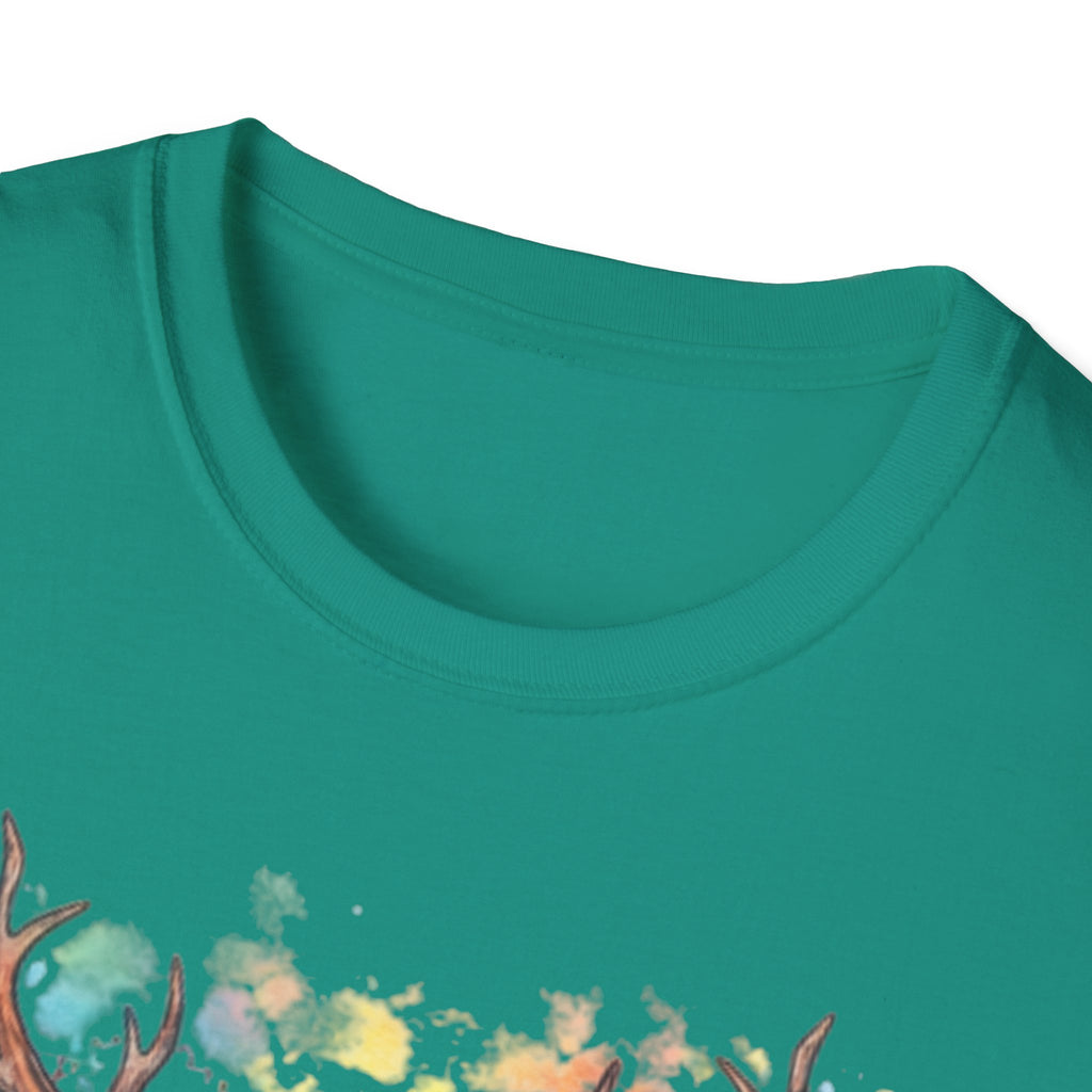 Boho Antler Dreamcatcher Watercolor T-Shirt