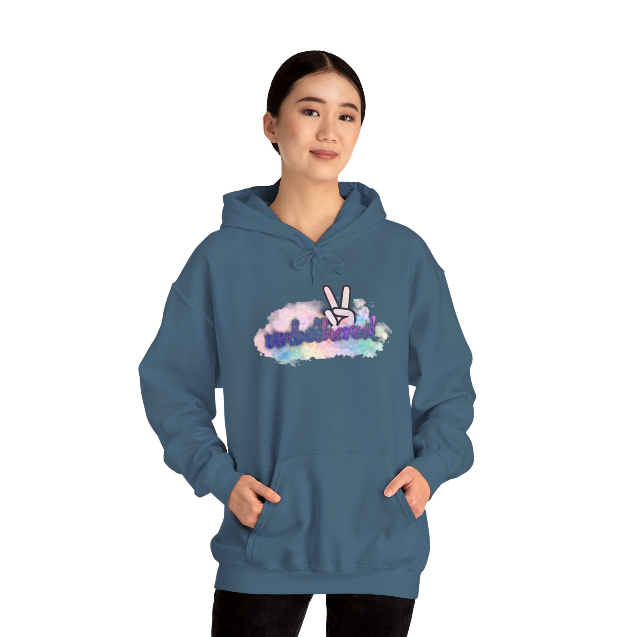 Unbothered Hoodie — Cozy Pullover Sweatshirt for Relaxed Vibes