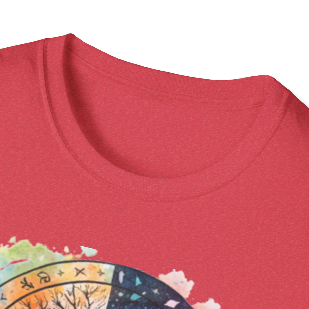Tree of Life Yin Yang T-Shirt — Watercolor Sun & Moon Graphic Tee