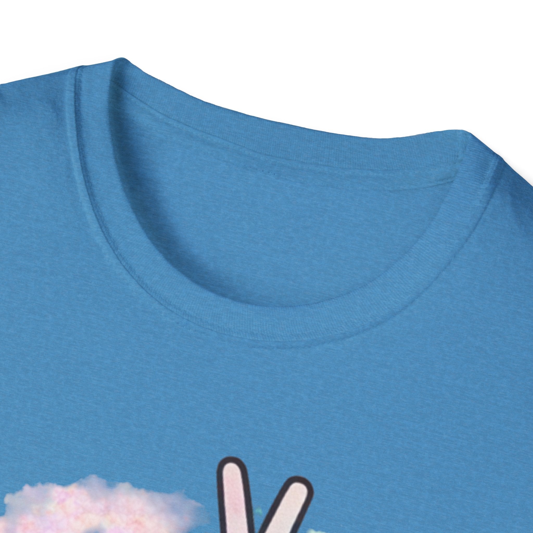 Unbothered Peace Sign T‑Shirt — Colorful Watercolor Graphic Tee