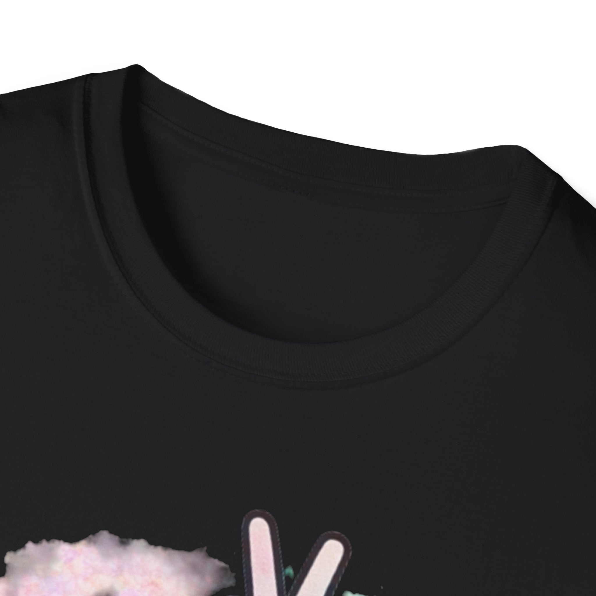 Unbothered Peace Sign T‑Shirt — Colorful Watercolor Graphic Tee