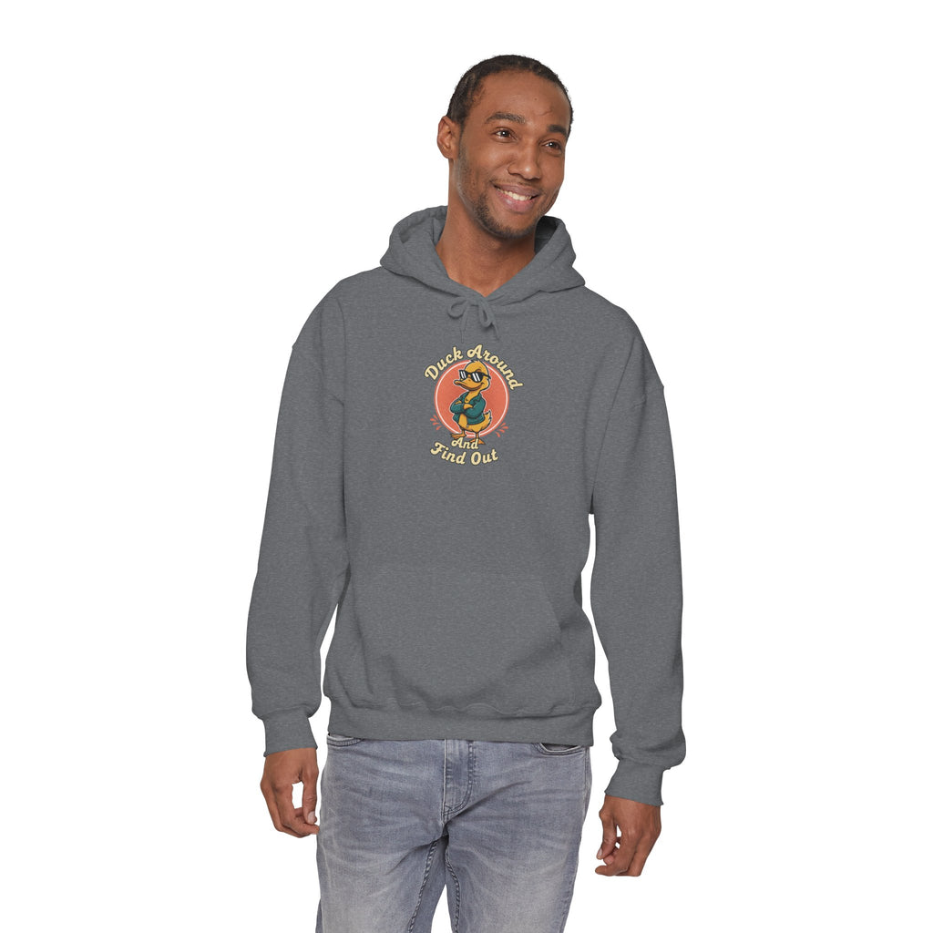 Duck Around and Find Out Hoodie — Funny Duck Graphic Hoodie