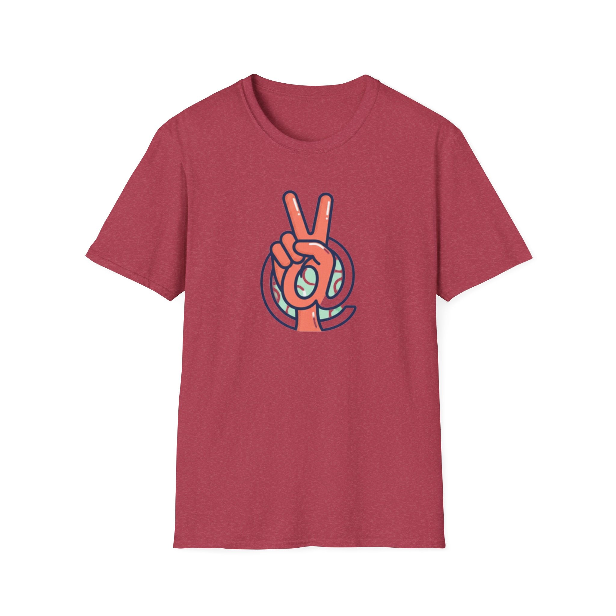 Peace Sign Hand T-Shirt | Retro Vibes, Minimal Graphic