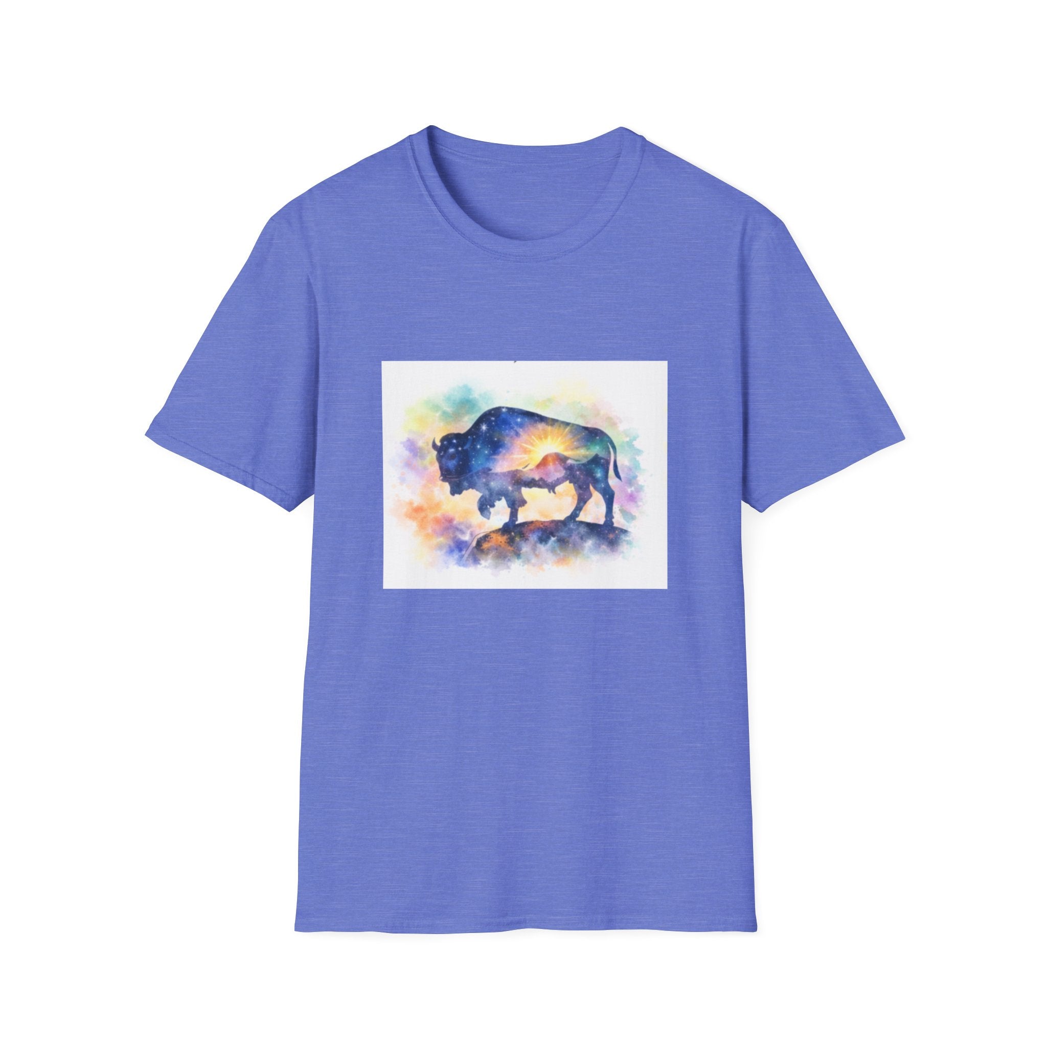 Colorful Watercolor Bison T-Shirt