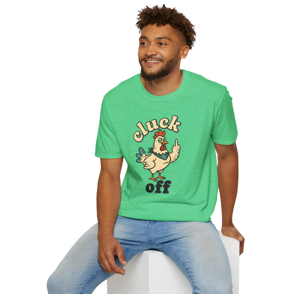 Cluck Off Chicken T-Shirt — Funny Retro Fowl Graphic Tee