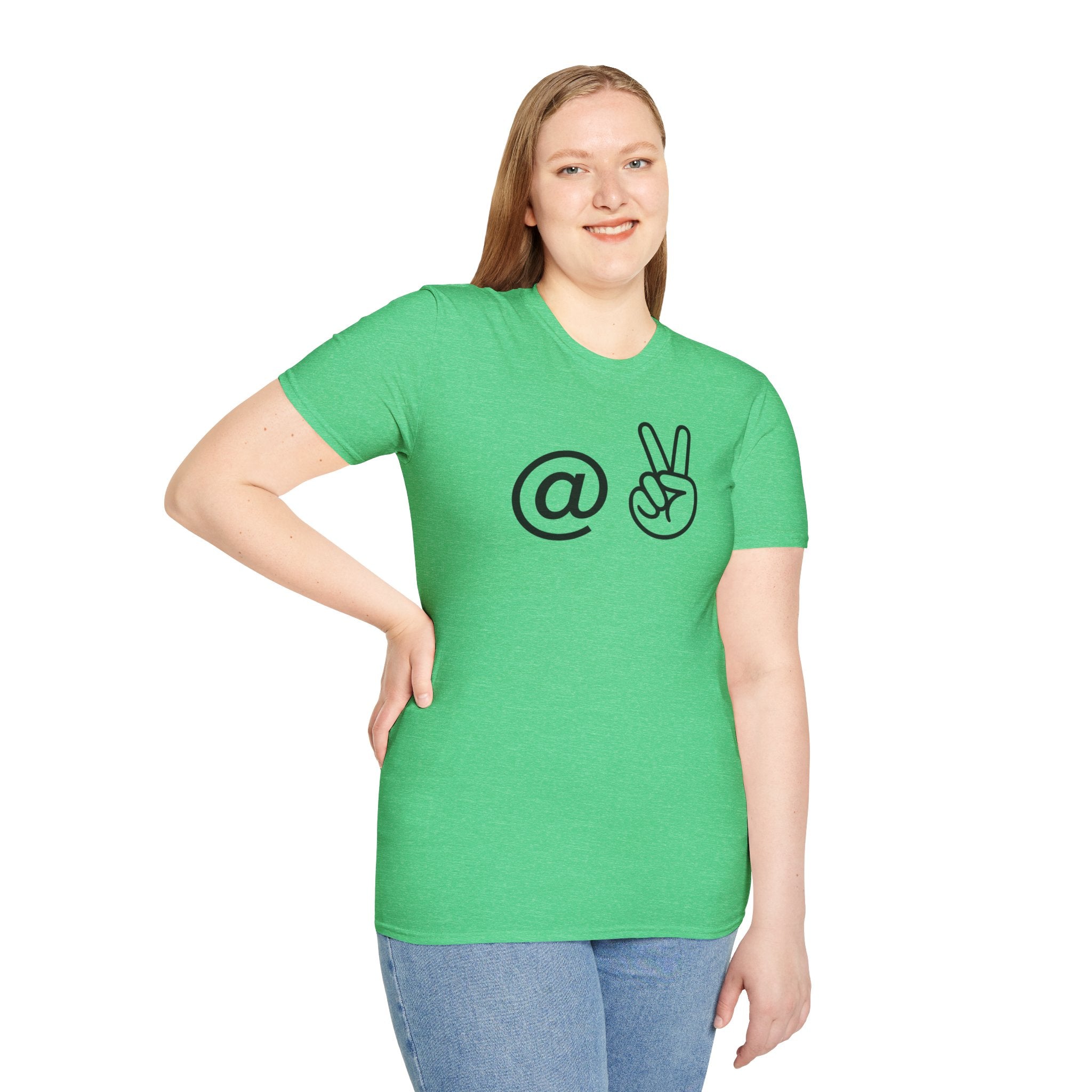 At Peace T-Shirt — Minimalist Graphic Tee