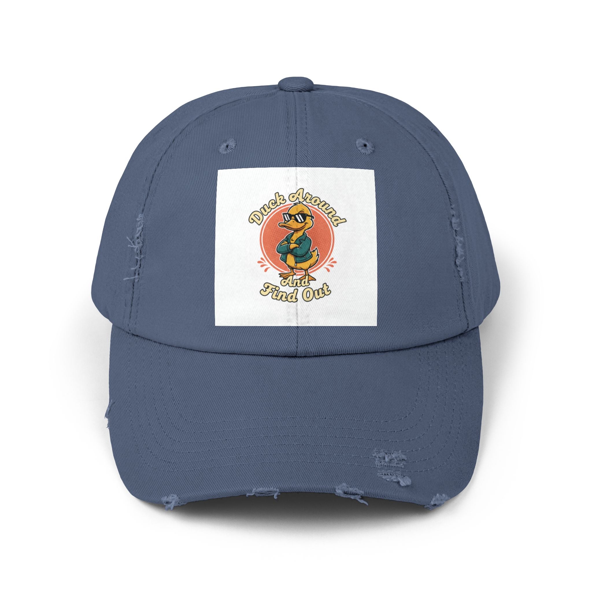 Duck Around and Find Out — Vintage Cartoon Distressed Cap