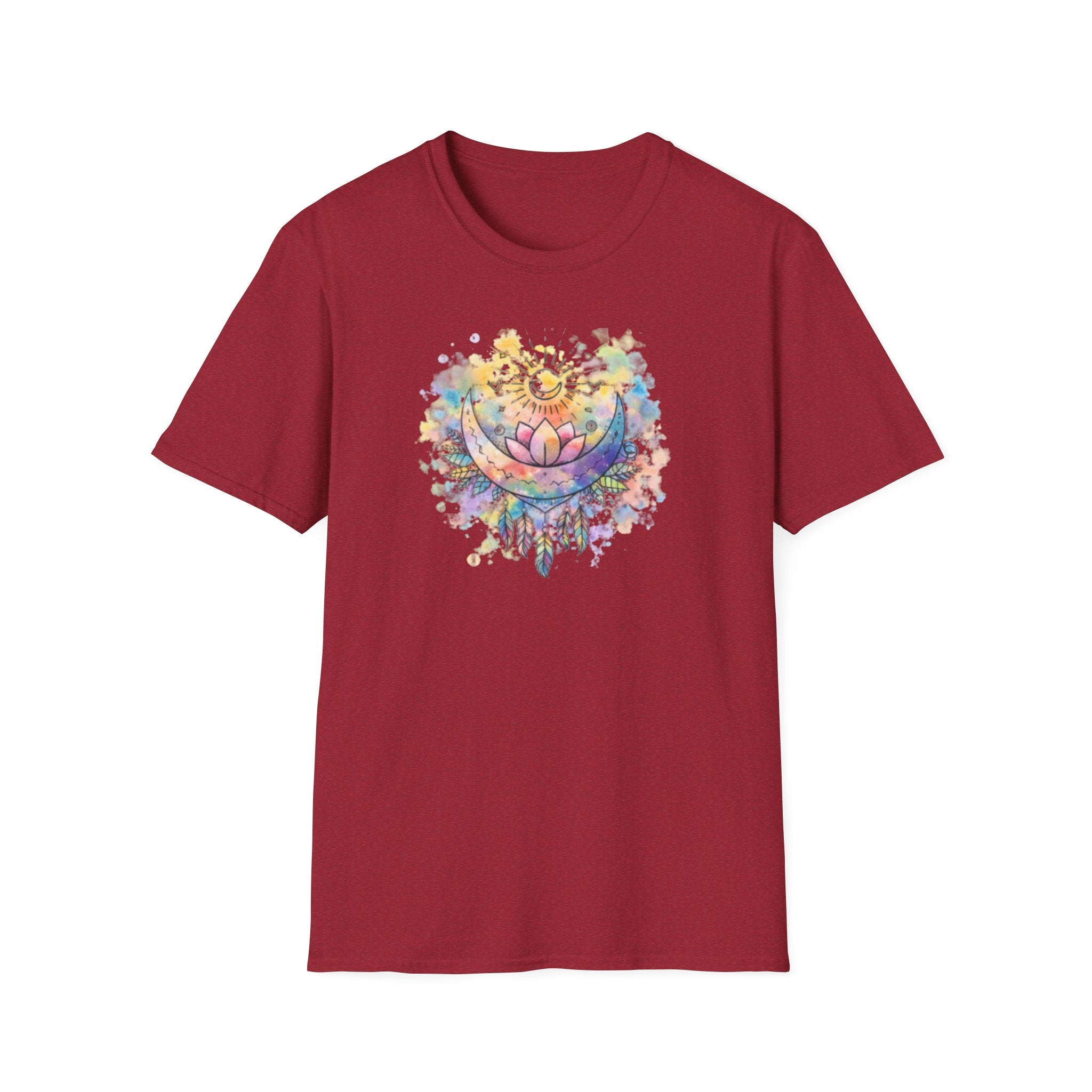 Lotus Dreamcatcher Watercolor T-Shirt — Sun & Feather Spiritual Tee