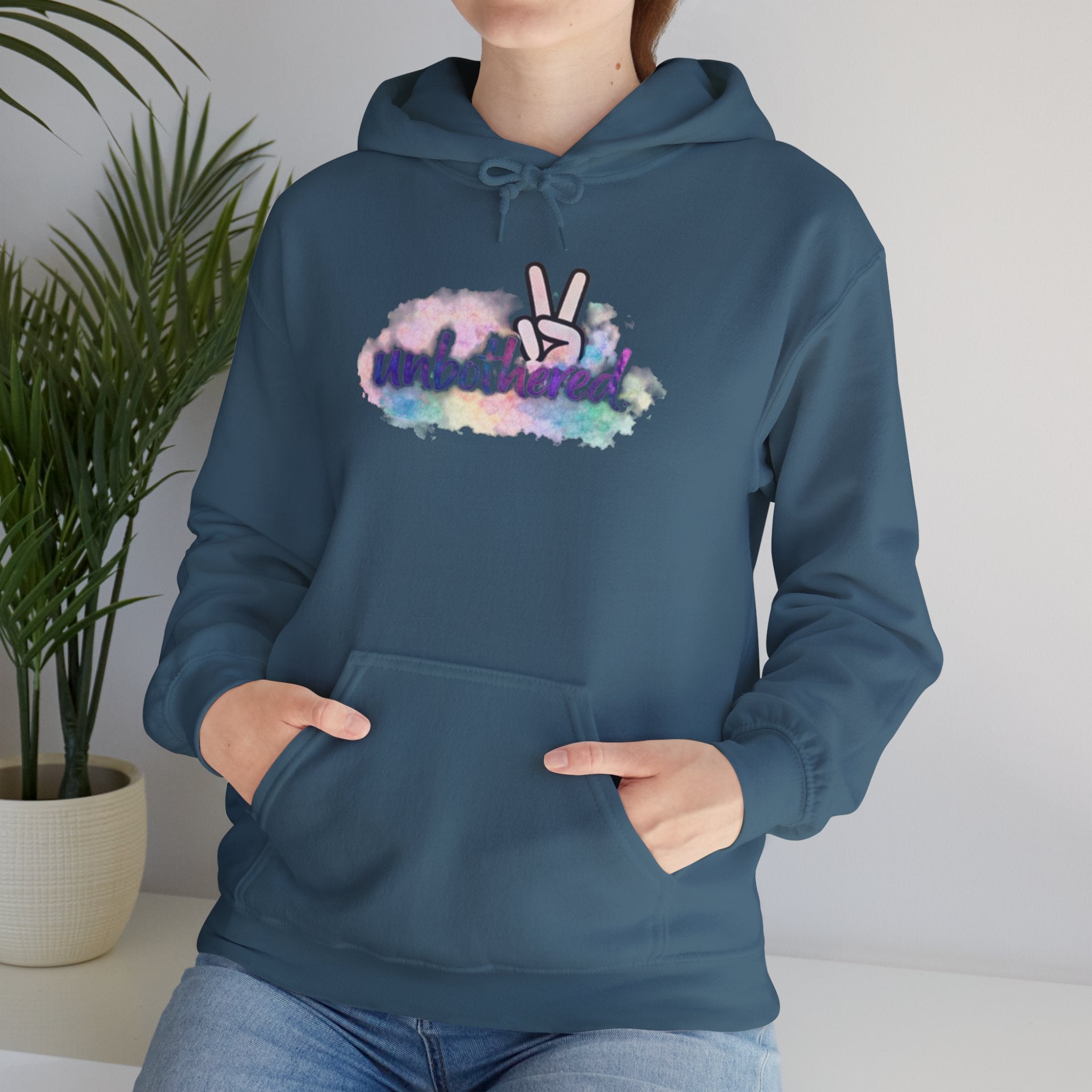 Unbothered Hoodie — Cozy Pullover Sweatshirt for Relaxed Vibes