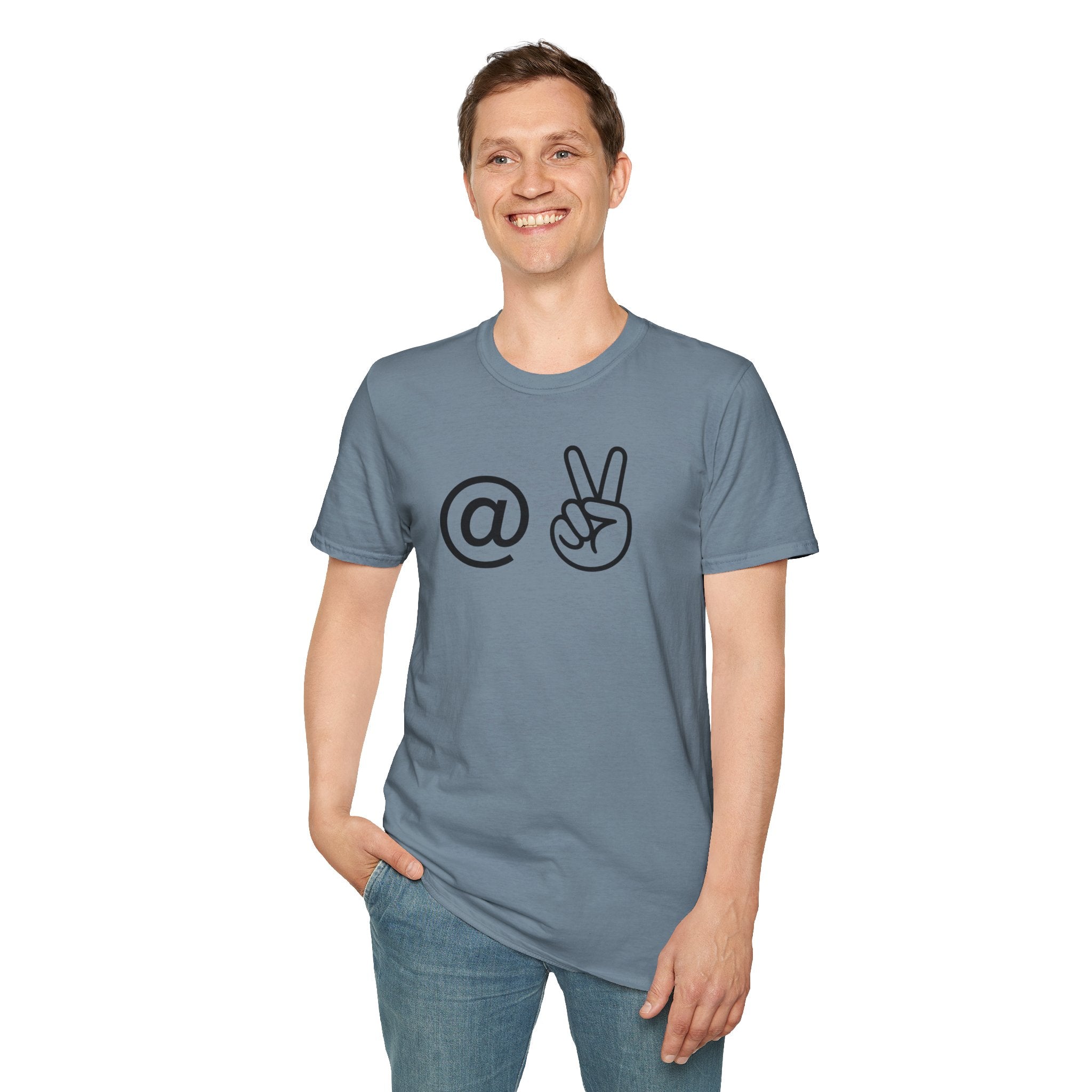 At Peace T-Shirt — Minimalist Graphic Tee