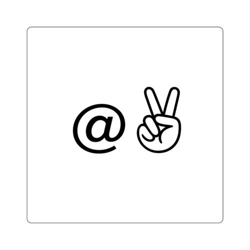At Peace Sticker | Square sticker